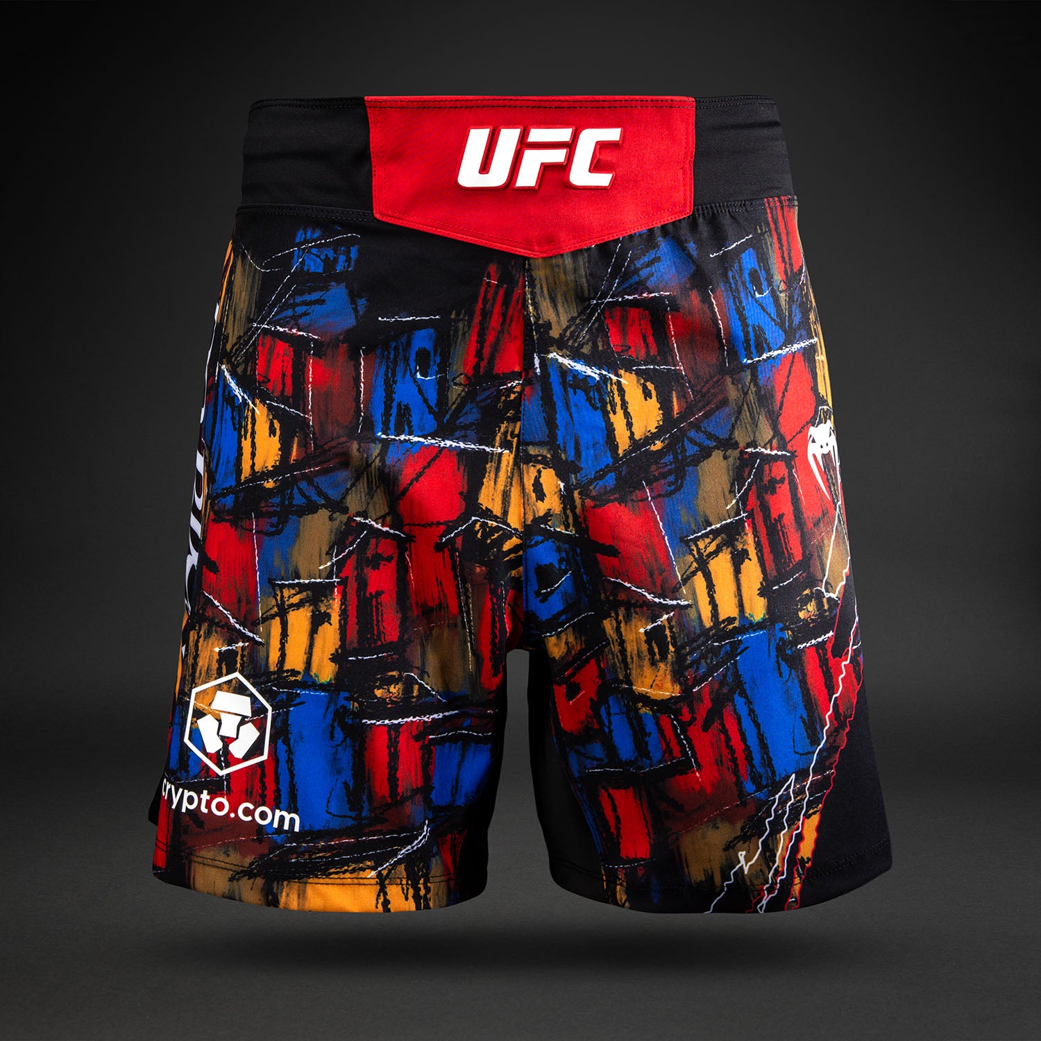 venum-ufc-unrivaled-charles-oliveira-fight-short-herren-rot image 2