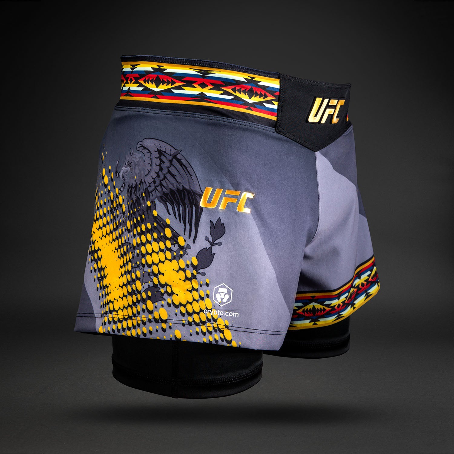ufc-unrivaled-by-venum-julianna-pe-a-frauen-fight-short-slim-fit-schwarz image 3