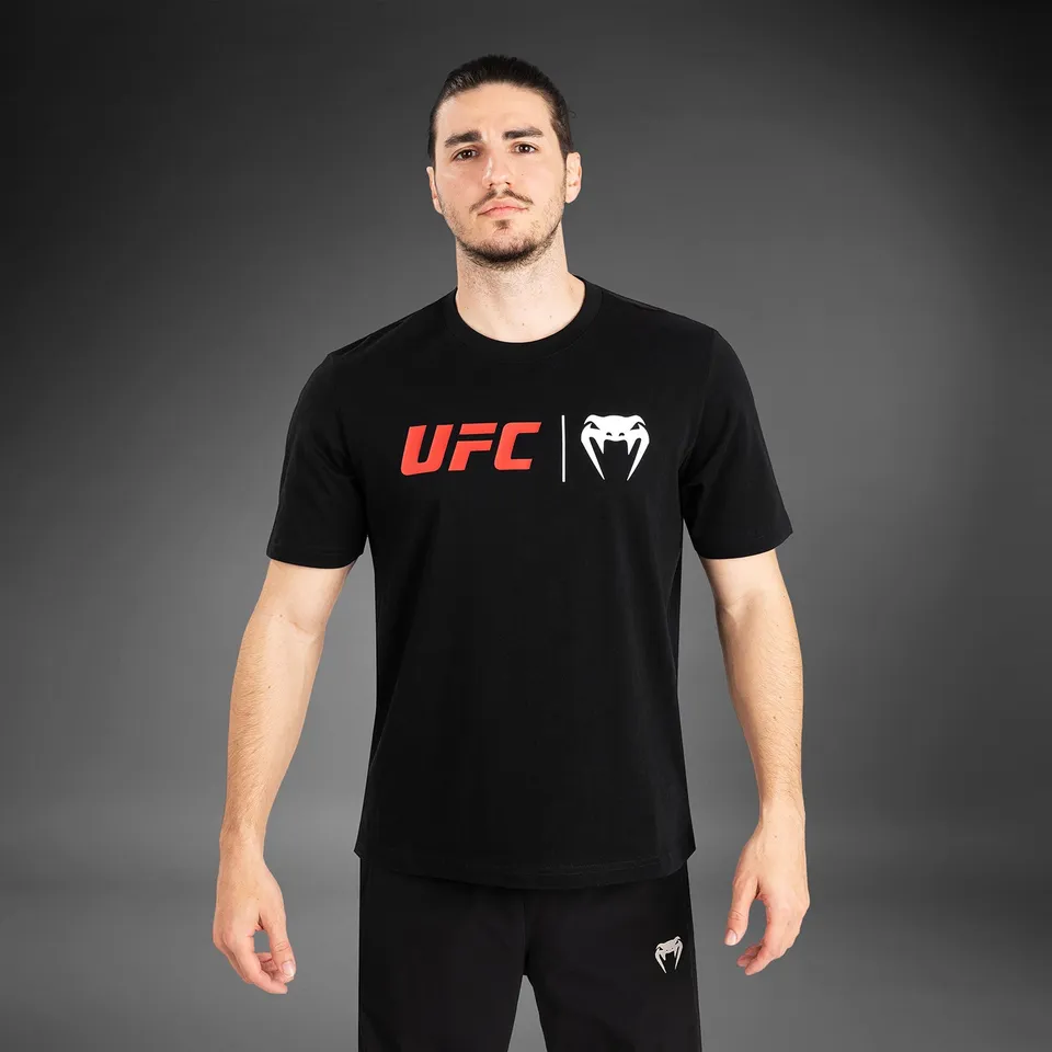ufc-venum-classic-t-shirt-herren-schwarz-rot image 1
