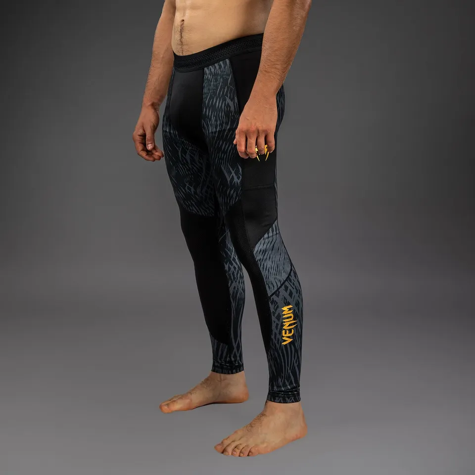 venum-x-chimaev-spats-kompressionstights-schwarz-grau image 1