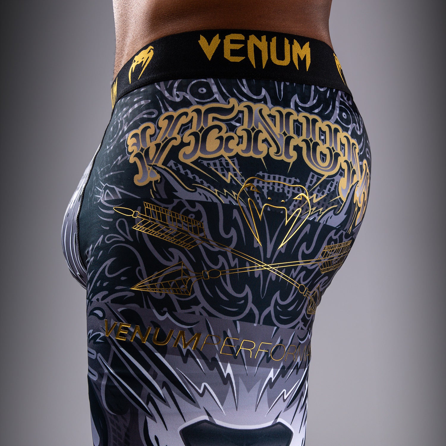 venum-wolf-atak-spats-schwarz-grau image 6