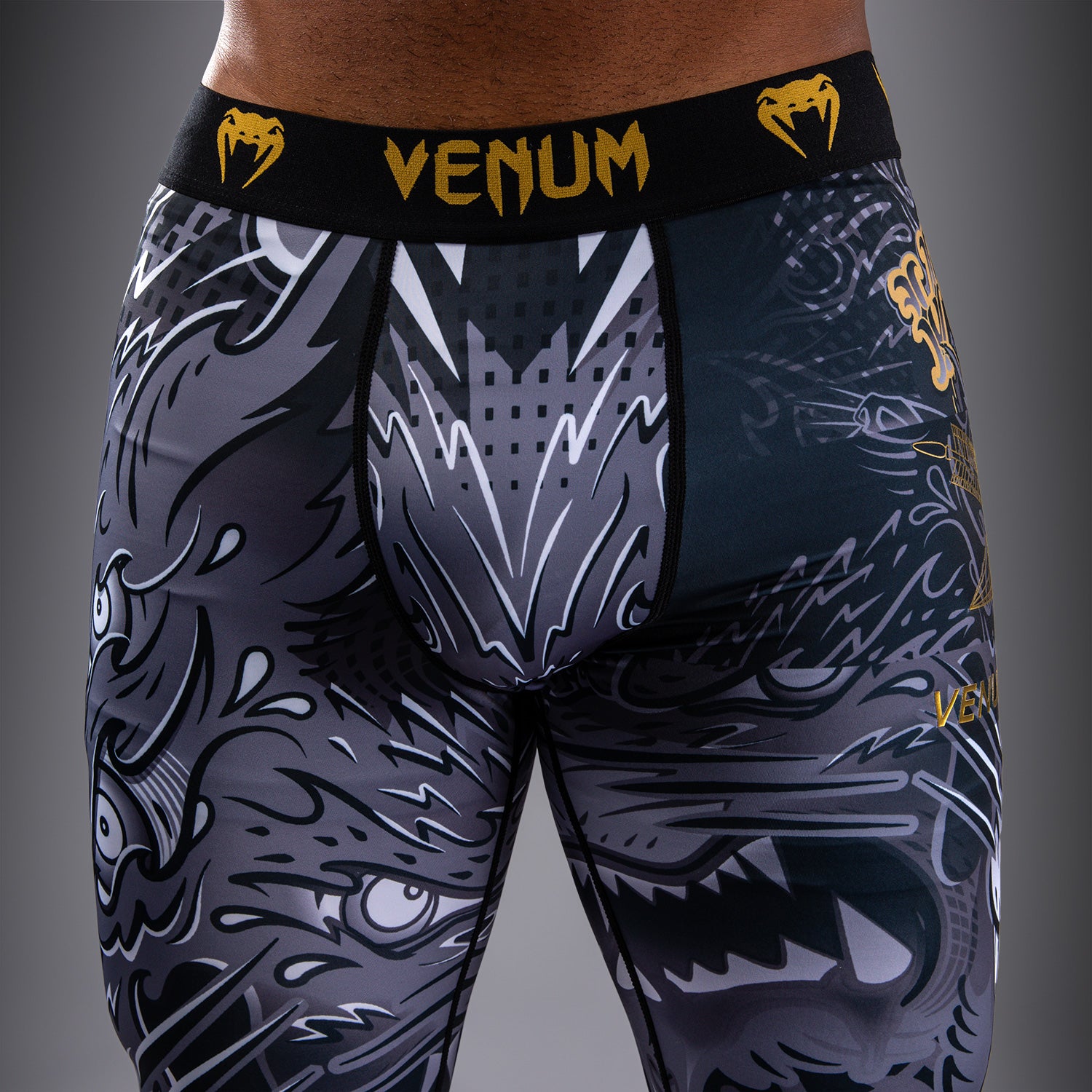 venum-wolf-atak-spats-schwarz-grau image 5