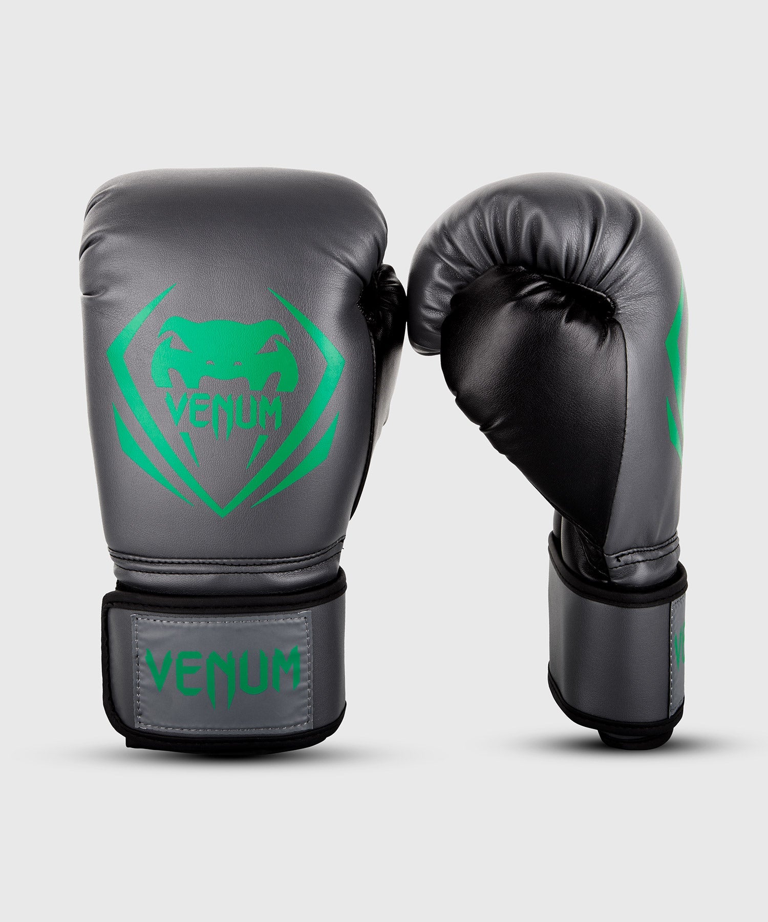 venum-contender-boxhandschuhe-grau-schwarz-gr-n image 1