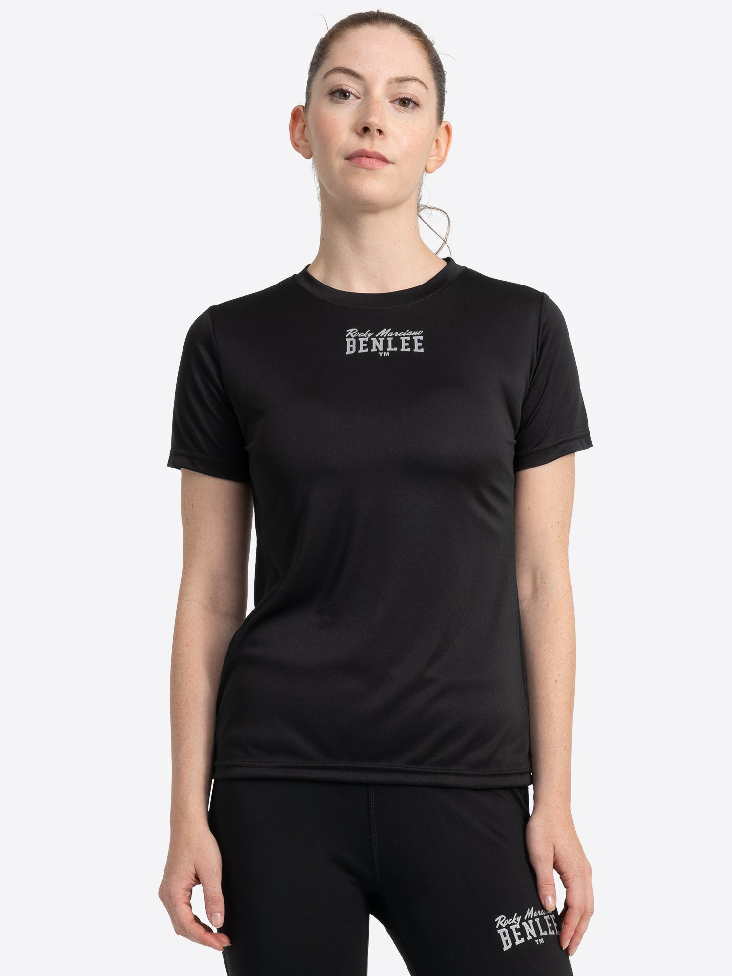 benlee-lindsay-damen-sportshirt-kurzarm-mit-reflekt-print image 1