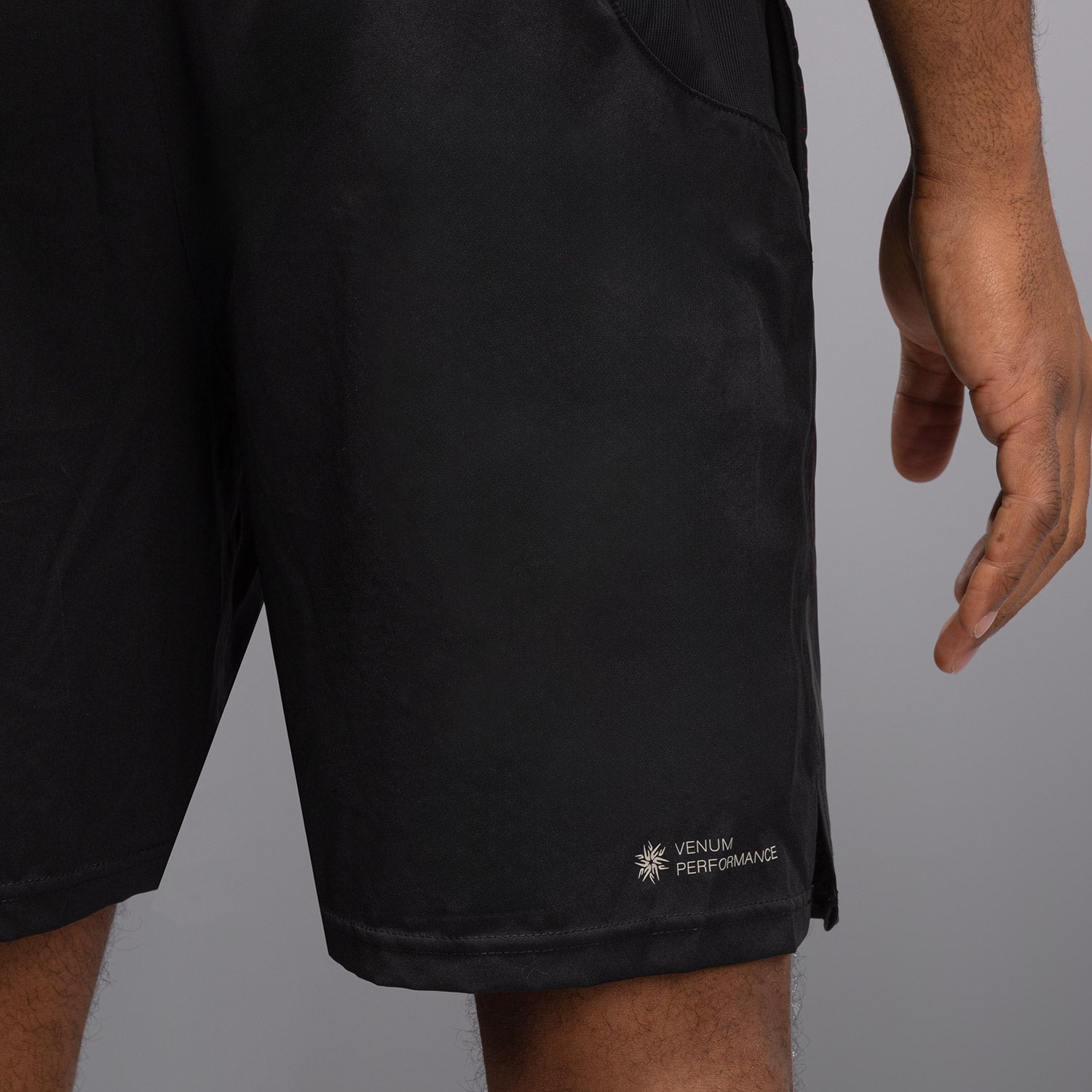 venum-g-fit-air-herren-trainingsshorts-tiefschwarz-feuerrot image 6