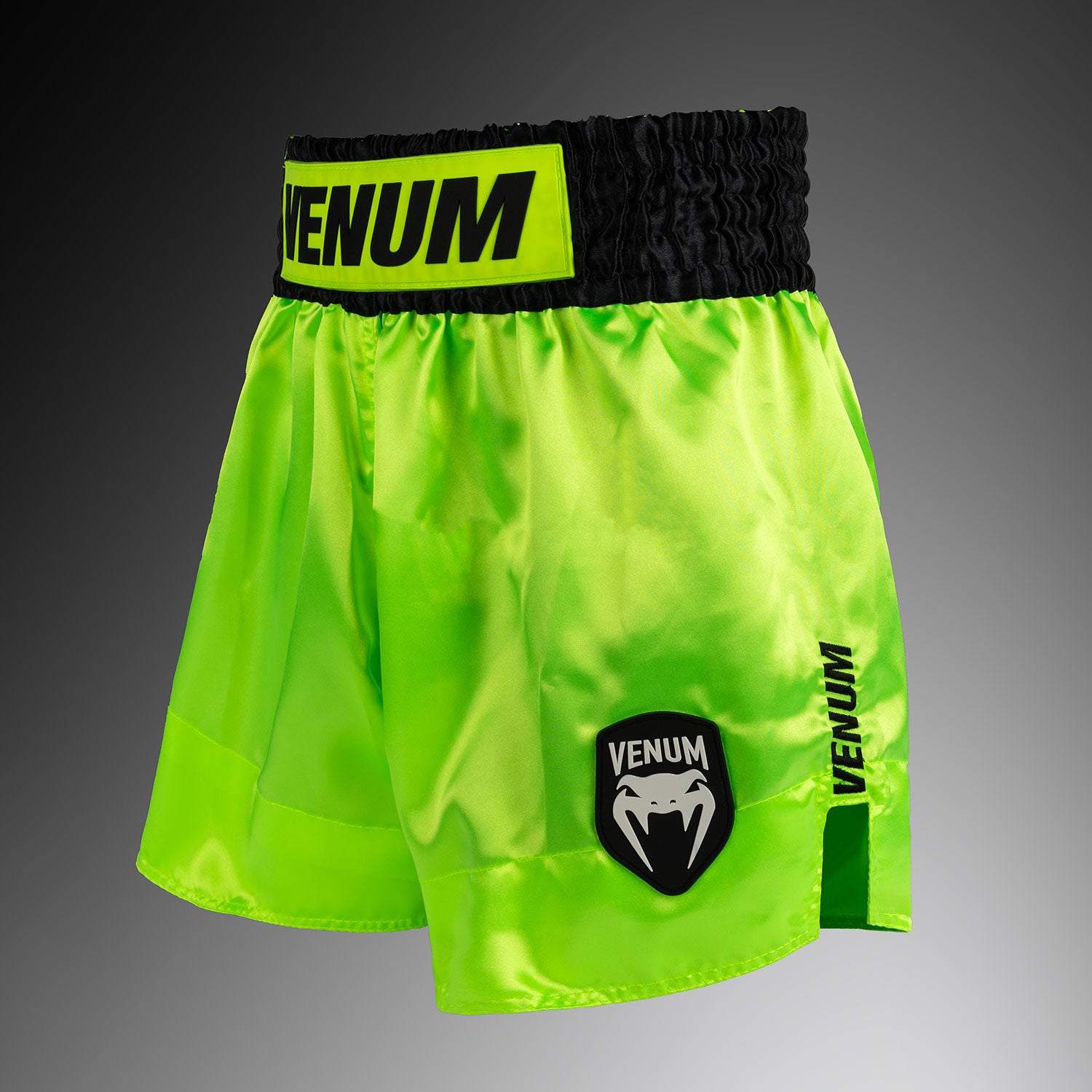 venum-classic-evo-muay-thai-shorts-neongelb-schwarz image 2