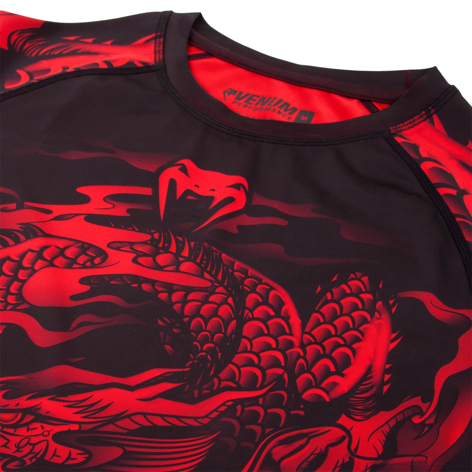 venum-dragon-s-flight-rashguard-langarm-schwarz-rot image 6