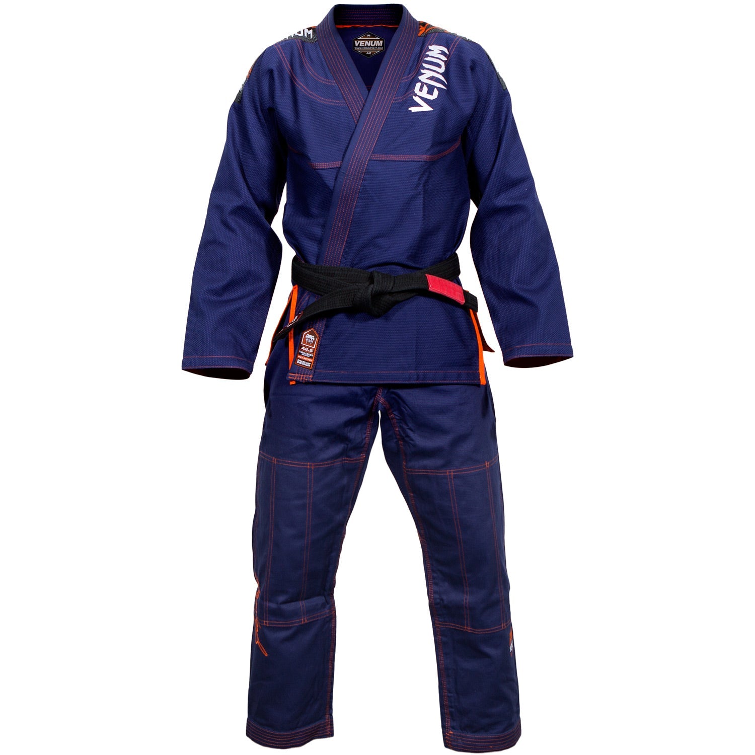 venum-challenger-3-0-bjj-gi-marineblau-orange image 3