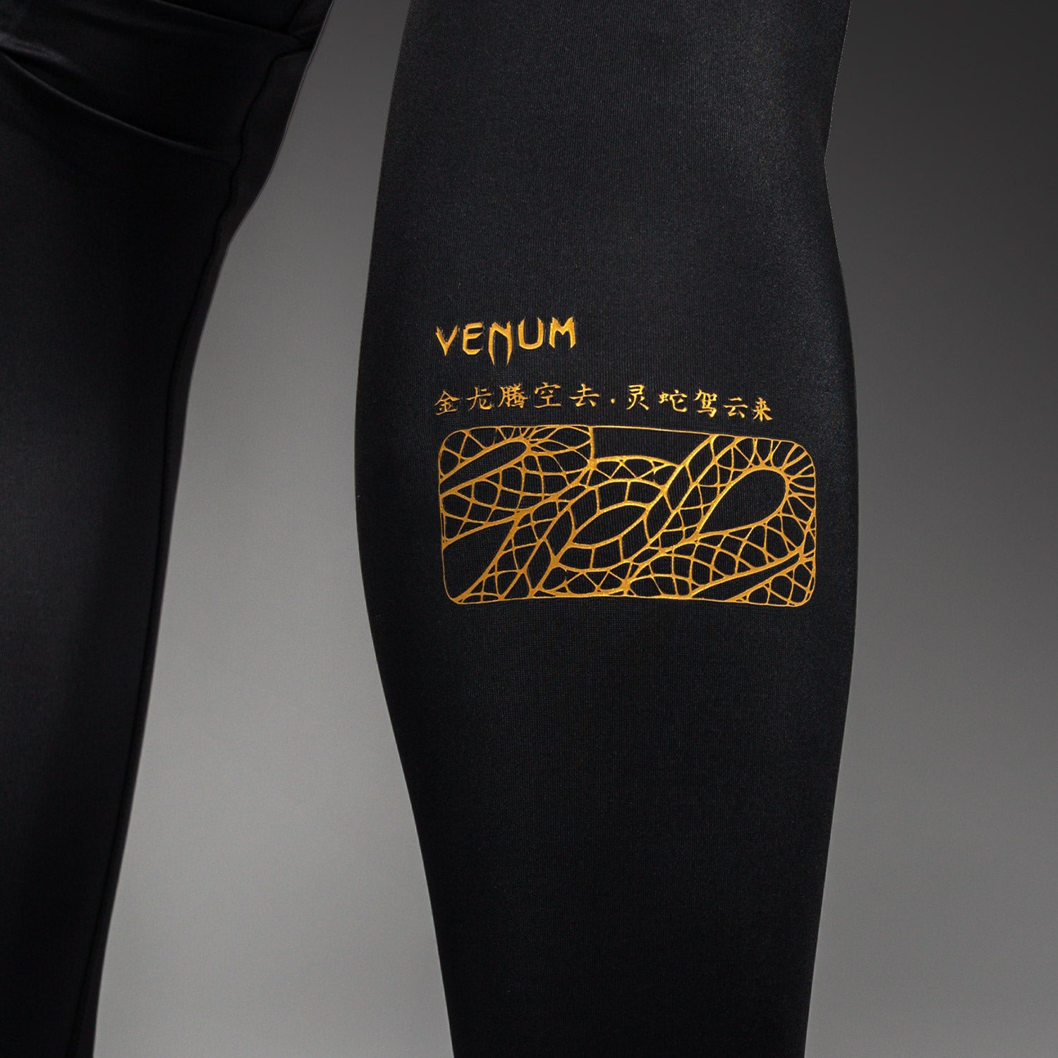 venum-serpenti-spats-schwarz-silber-gold-herren image 7