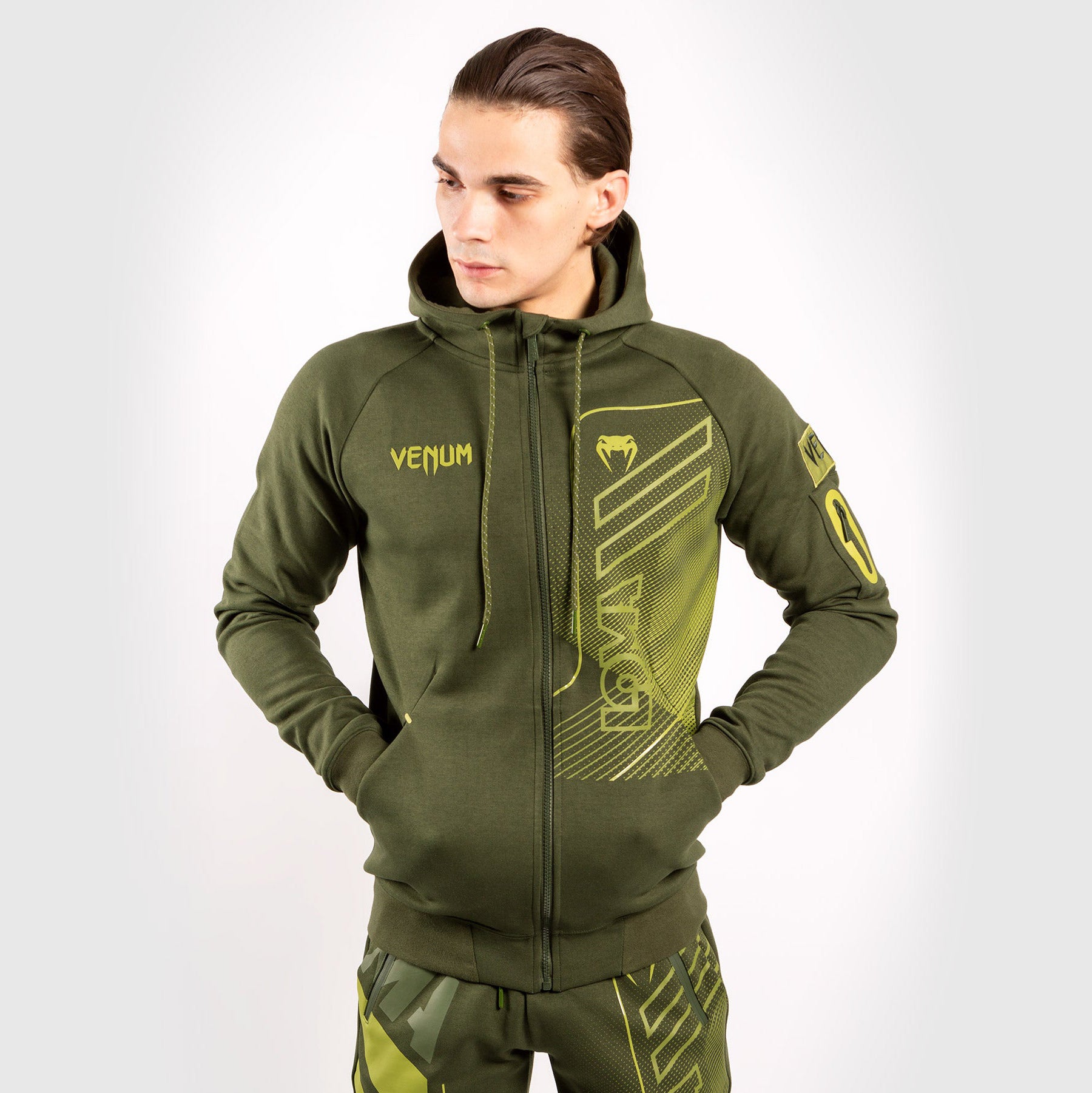 venum-loma-commando-hoodie-khaki-herren image 1