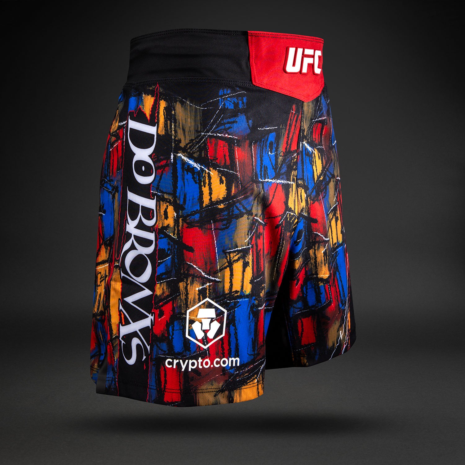 venum-ufc-unrivaled-charles-oliveira-fight-short-herren-rot image 3