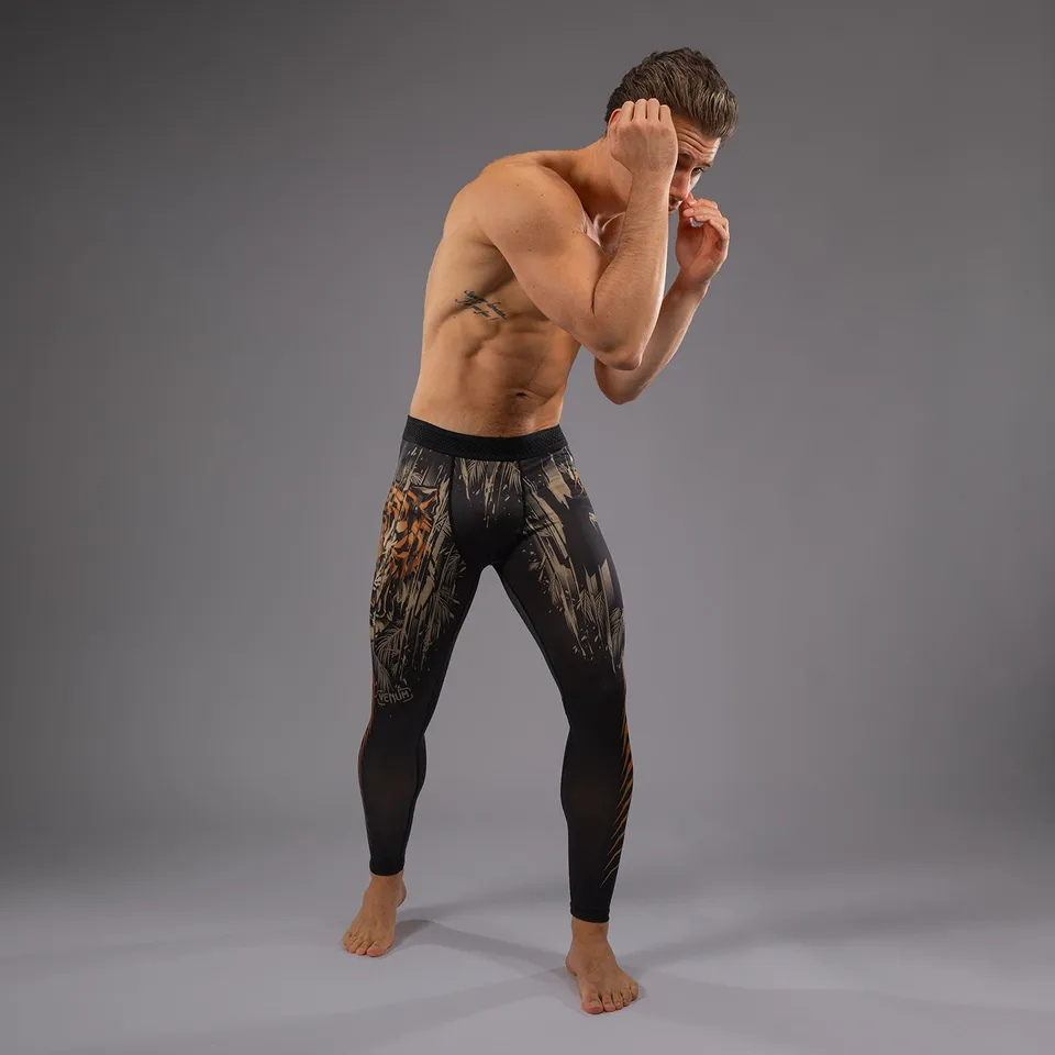 venum-tiger-herren-spats-schwarz-neonorange image 1