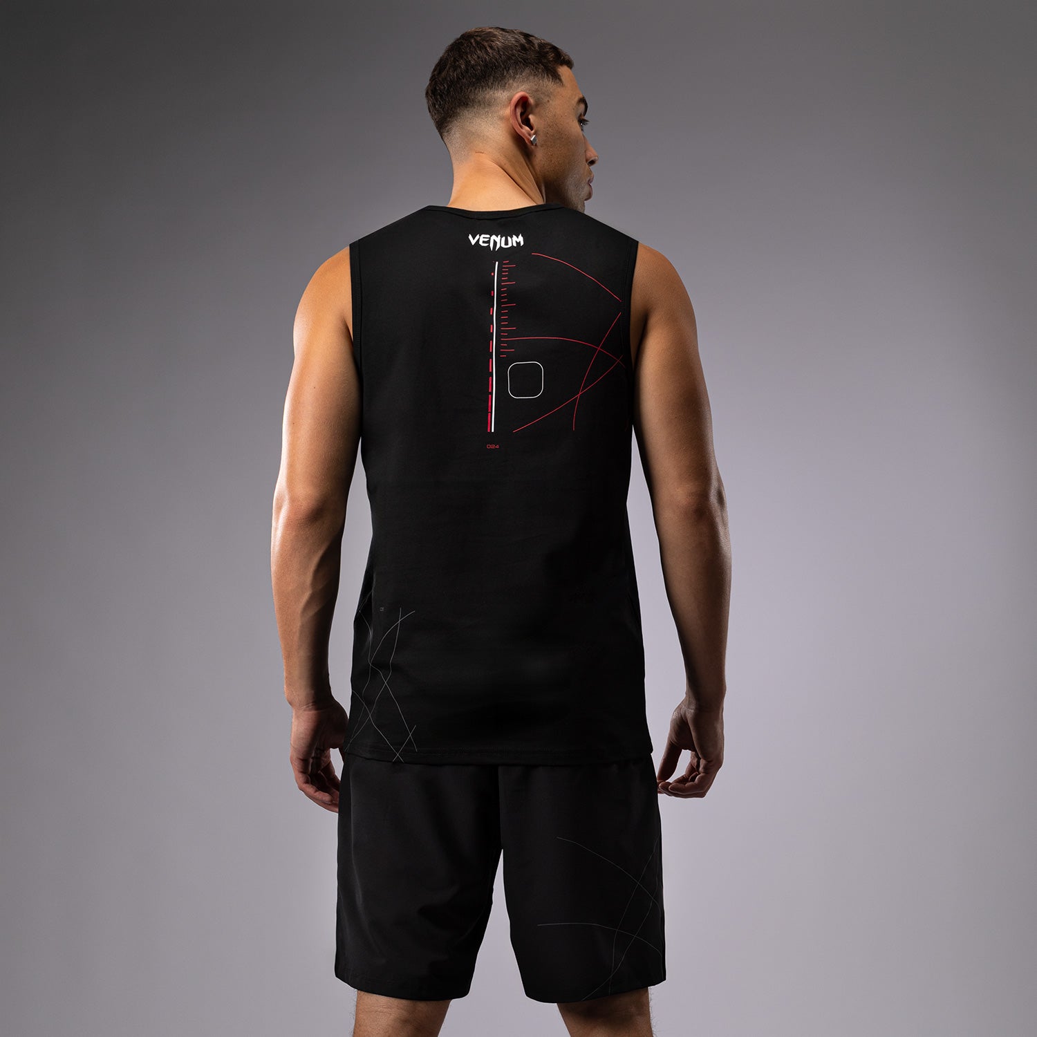 venum-tactical-xt-tank-top-herren-schwarz-feuerrot image 2