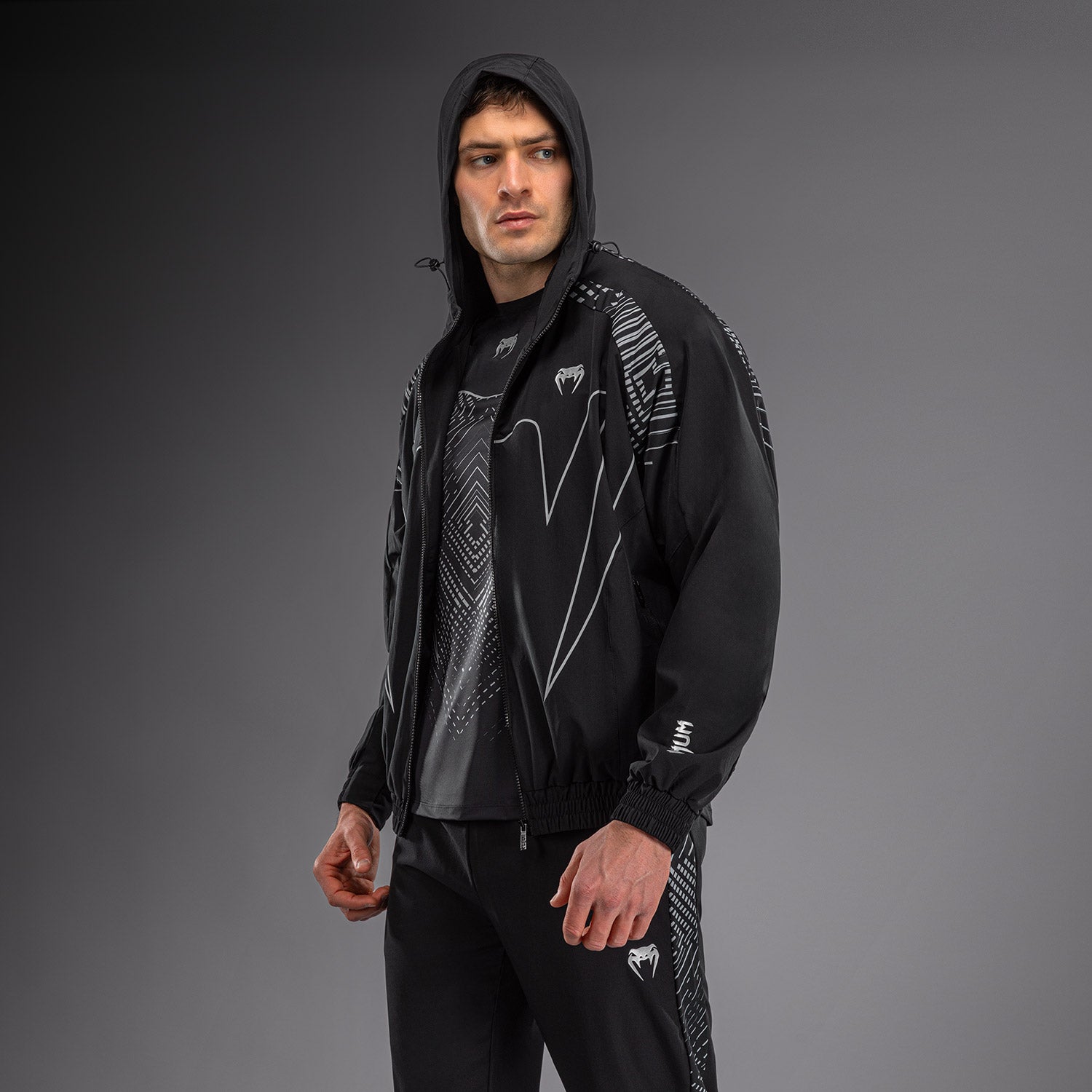 venum-midnight-fury-trainingsjacke-herren-mitternachtsblau-grau-silber image 5