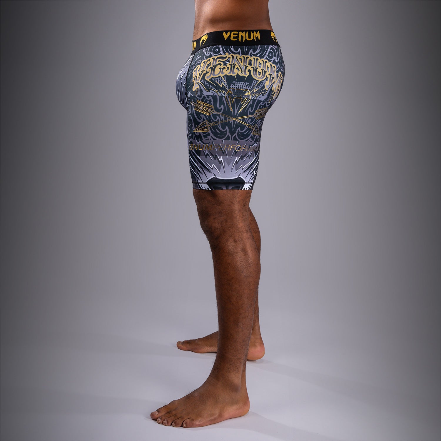 venum-wolf-atak-kompressionsshort-schwarz-grau image 3