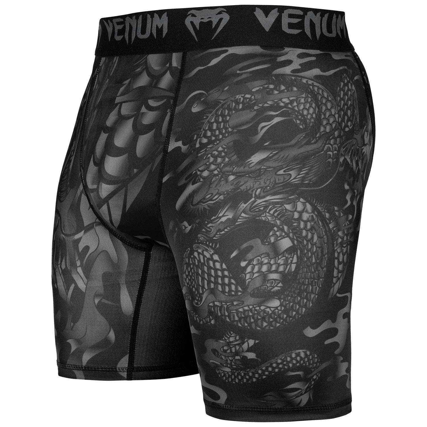 venum-dragon-s-flight-kompressions-shorts-herren-schwarz-schwarz image 1