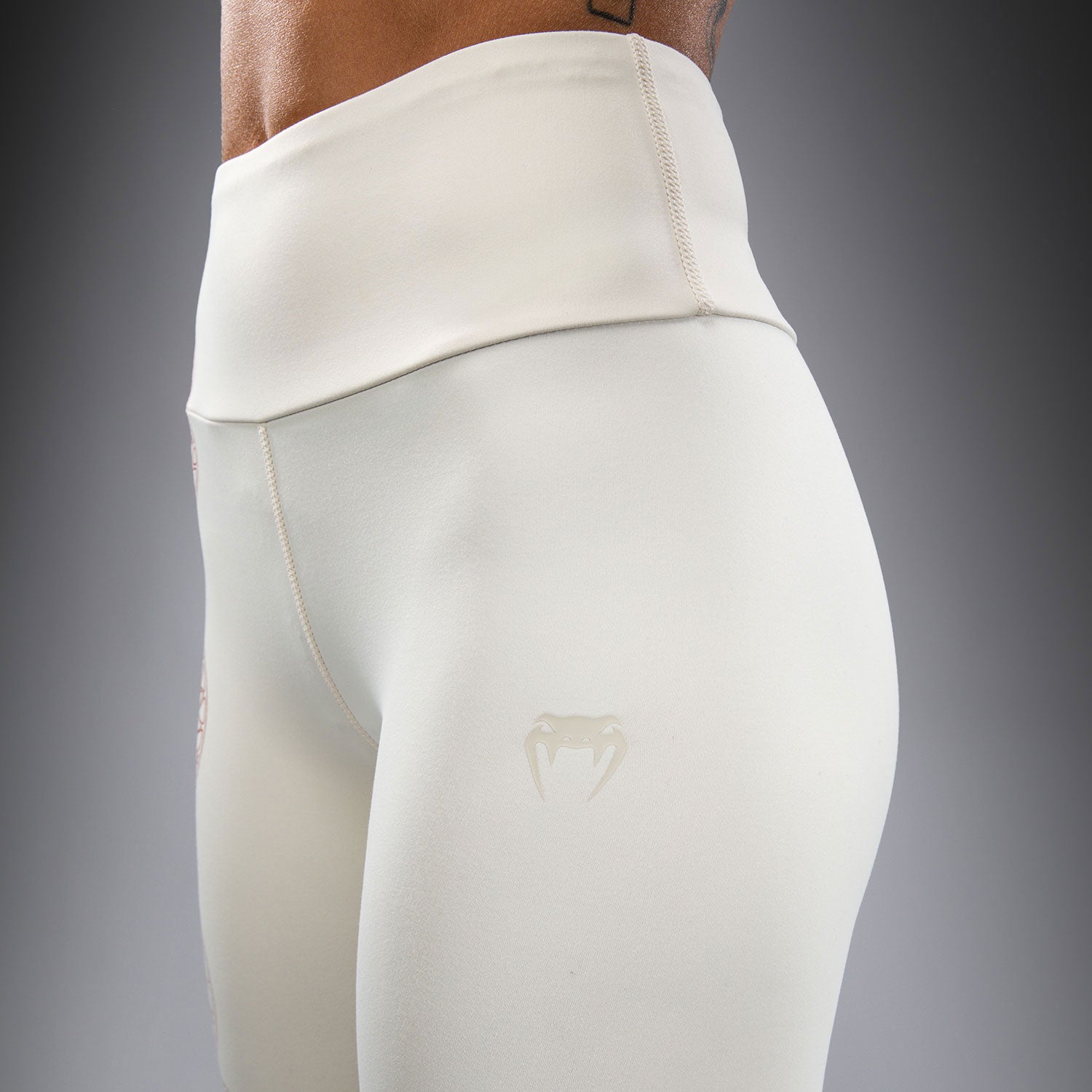 venum-serpenti-damen-leggings-high-rise-elfenbein-burgunder image 5