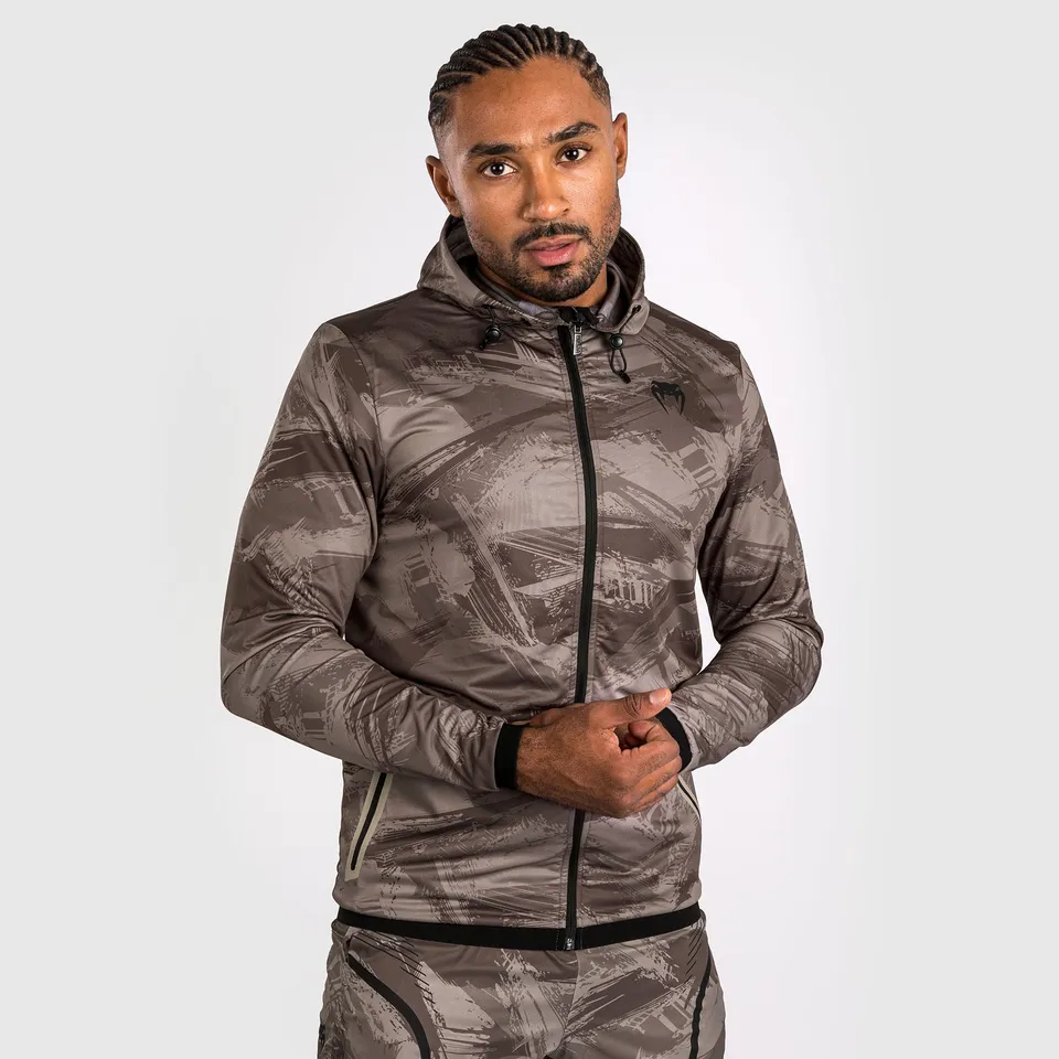 venum-electron-3-0-hoodie-herren-mit-reissverschluss-sand image 1
