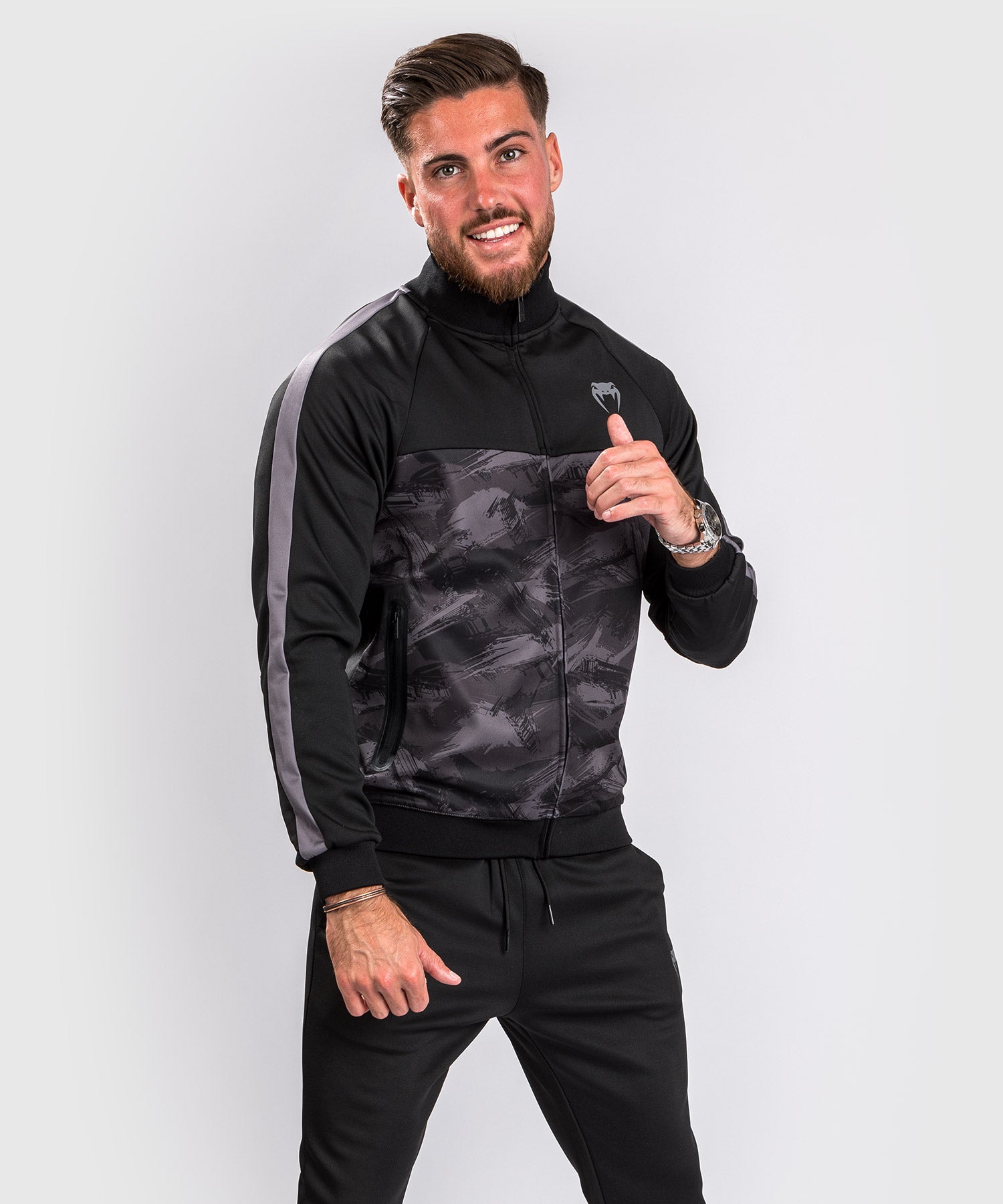venum-club-evo-jacke-schwarz-dunkel-camo image 2