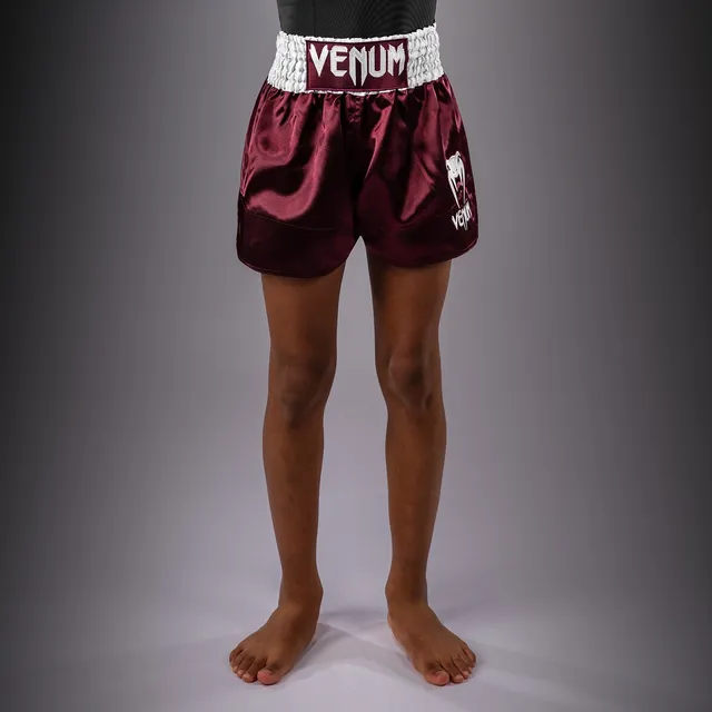 venum-classic-muay-thai-shorts-f-r-kinder-burgunder image 1