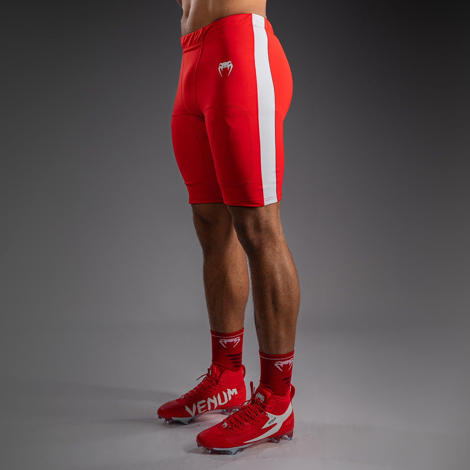 venum-elite-fu-ball-kompressionsshorts-rot image 3