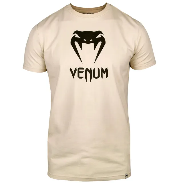 venum-classic-t-shirt-herren-sand-black image 1