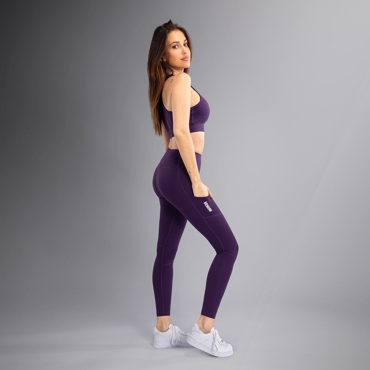venum-essential-damen-performance-leggings-tiefpurpur image 4