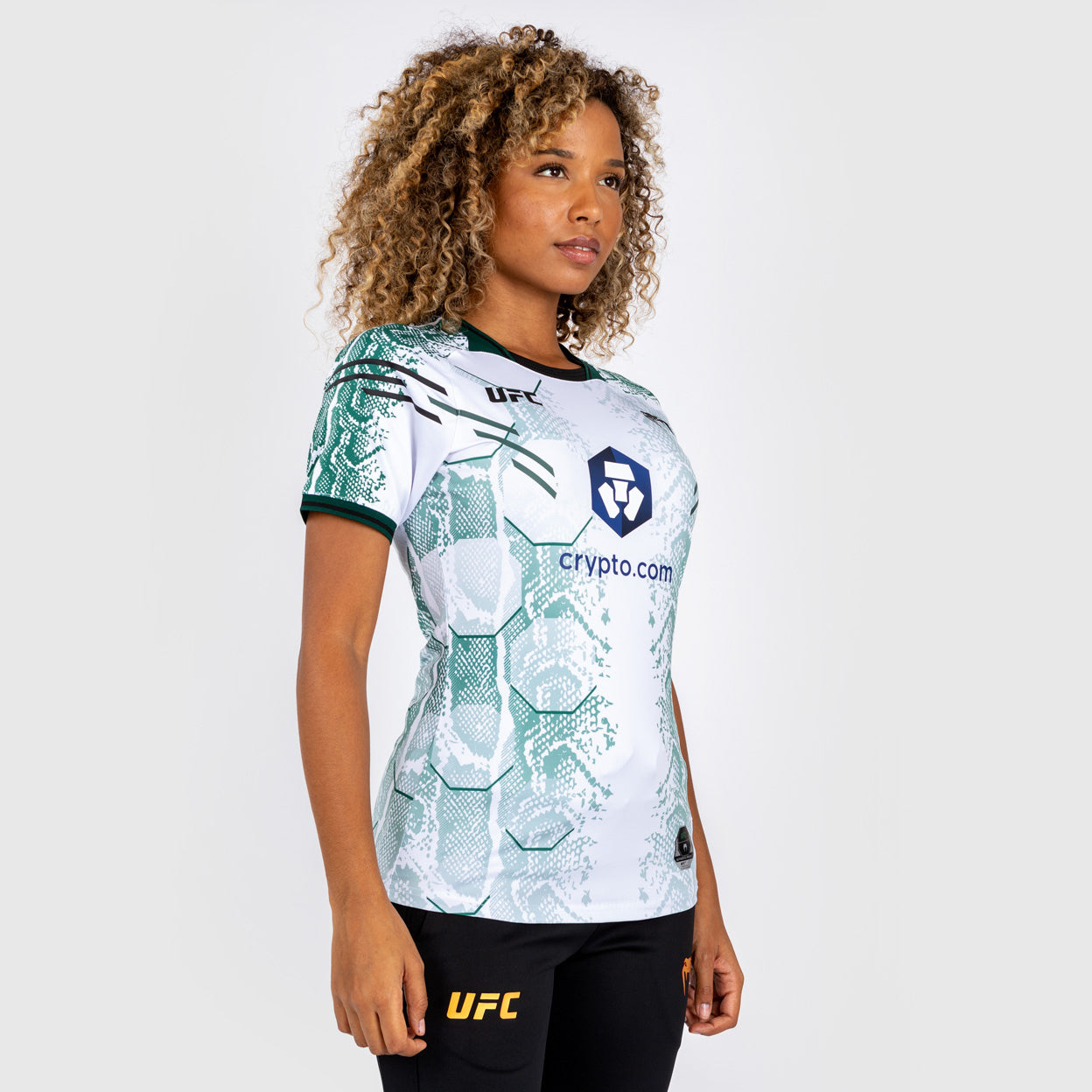 ufc-adrenaline-by-venum-walkout-trikot-damen-emerald-edition-wei-gr-n image 4