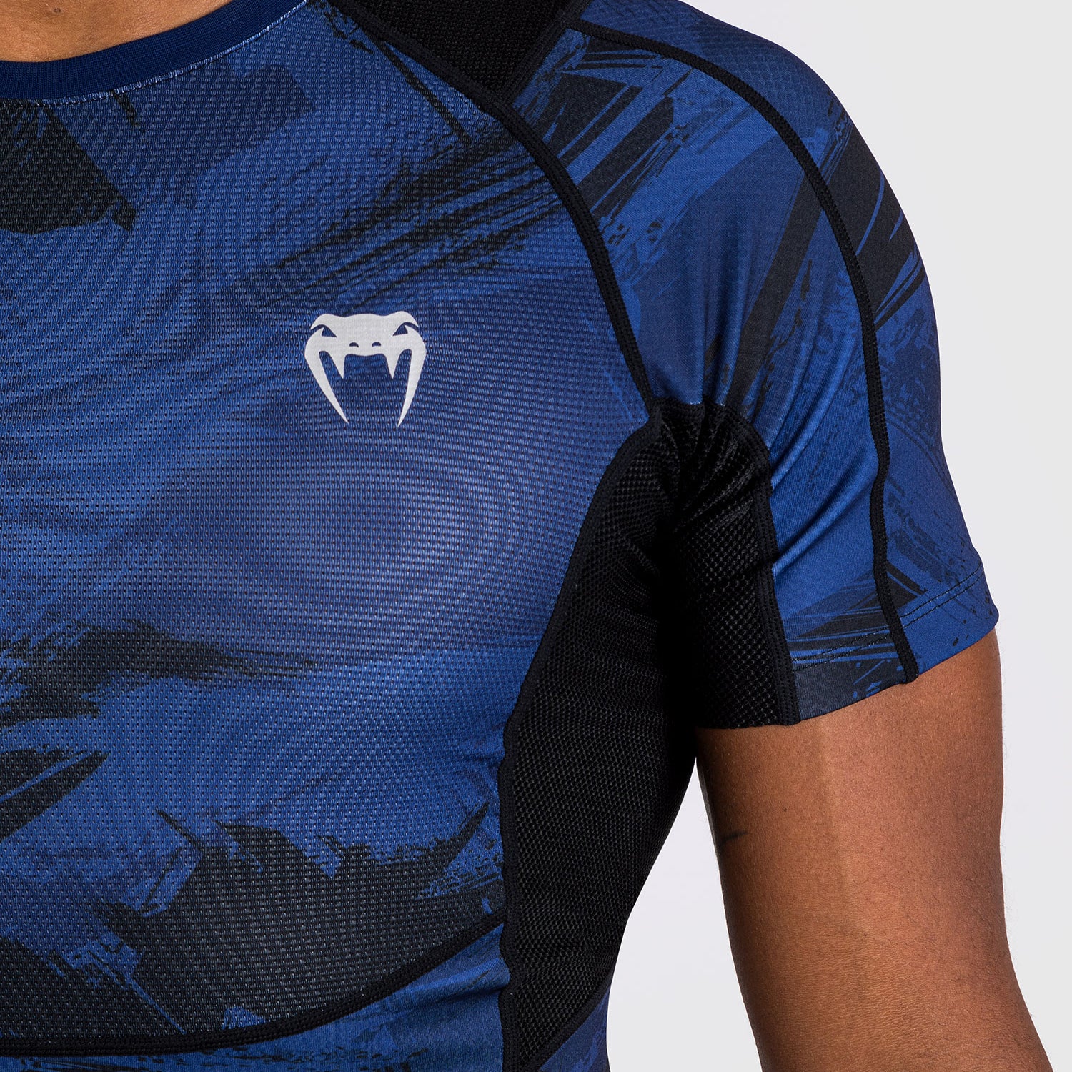 venum-electron-3-0-rashguard-kurzarm-herren-marineblau image 5