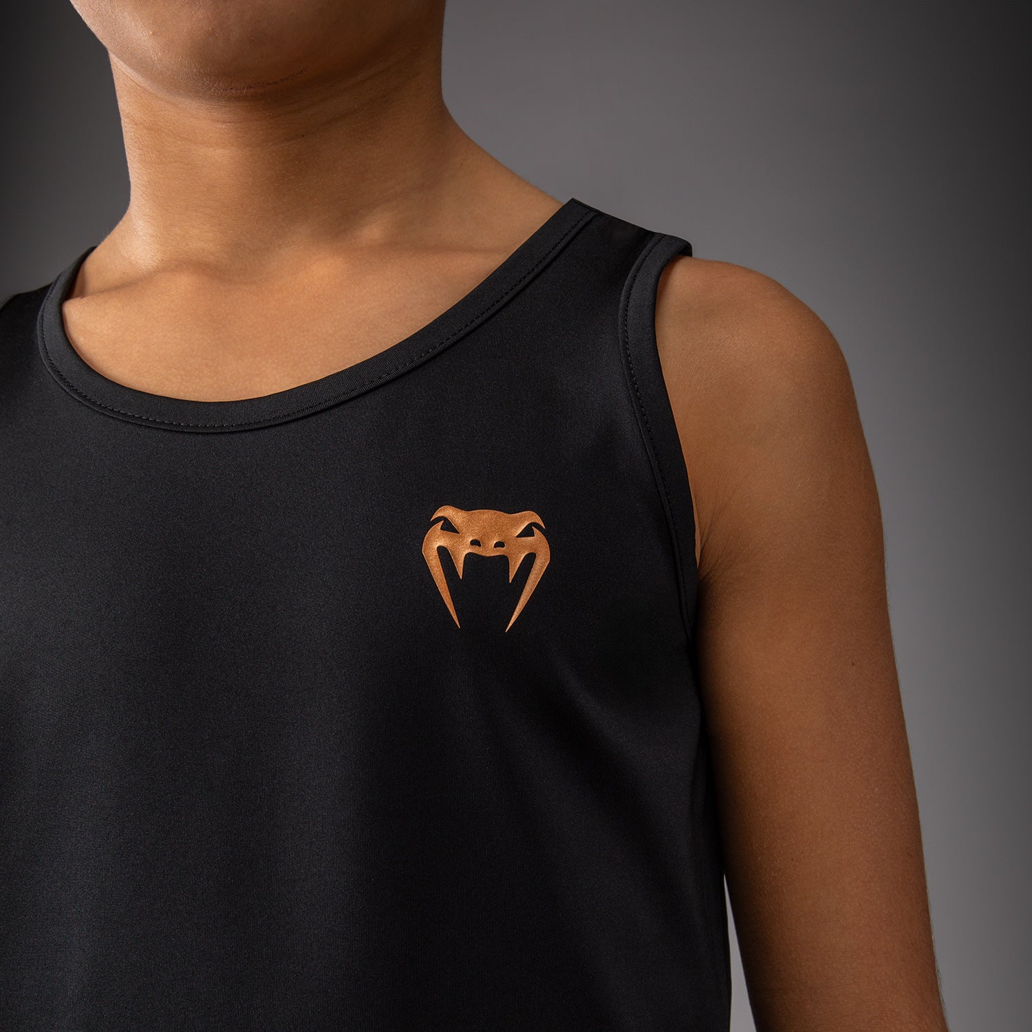 venum-contender-tanktop-f-r-kinder-schwarz-gold image 4