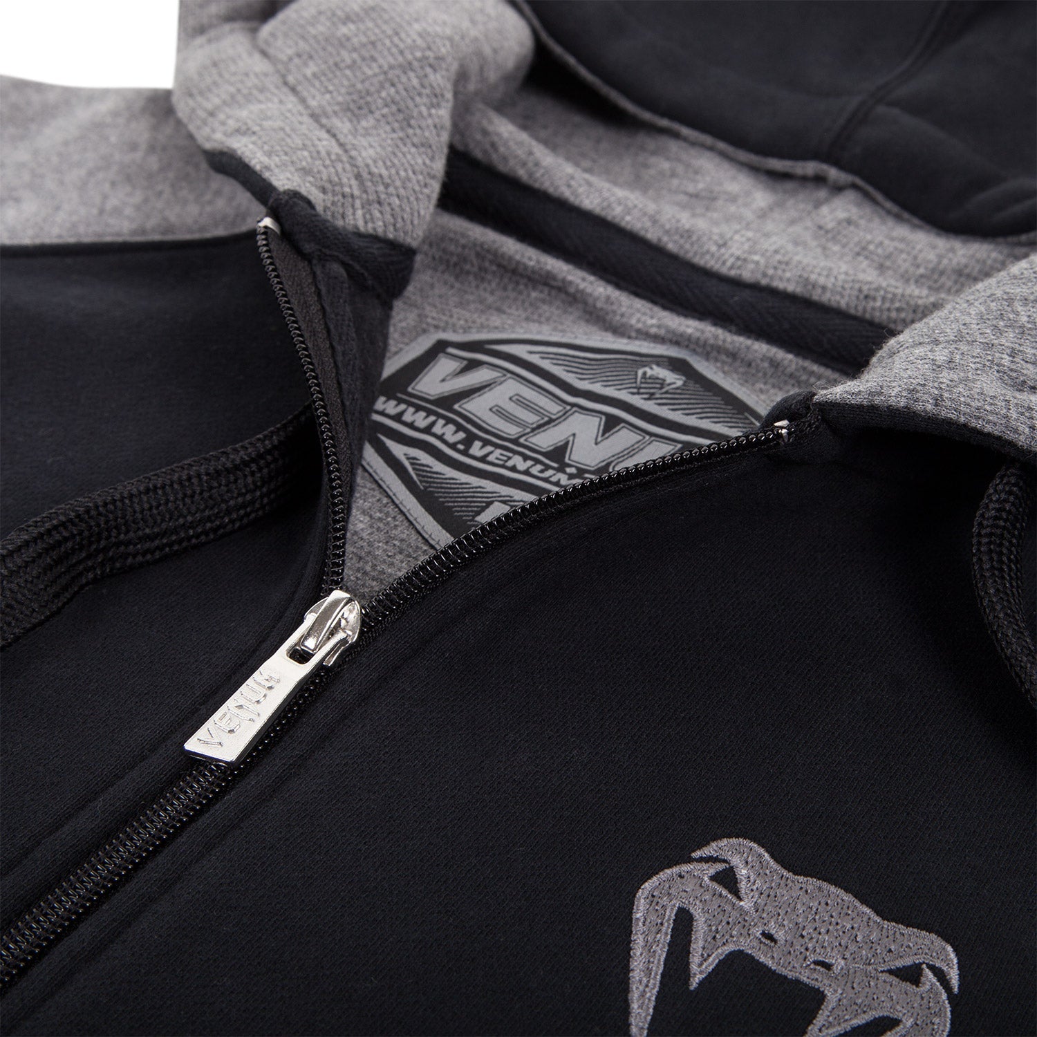 venum-contender-kapuzenpullover-gris-schwarz-herren-hoodie image 8