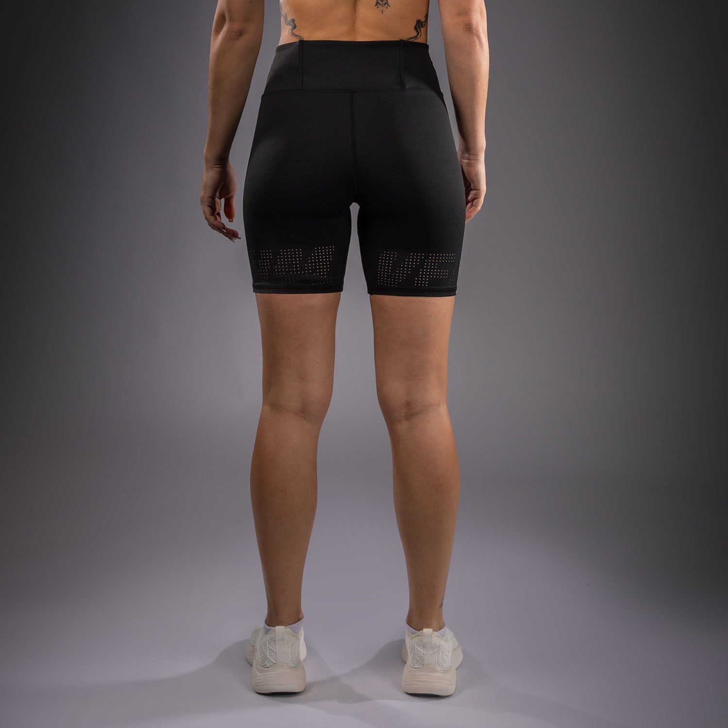 venum-lazer-kompressionsshorts-damen-schwarz-gelb image 3