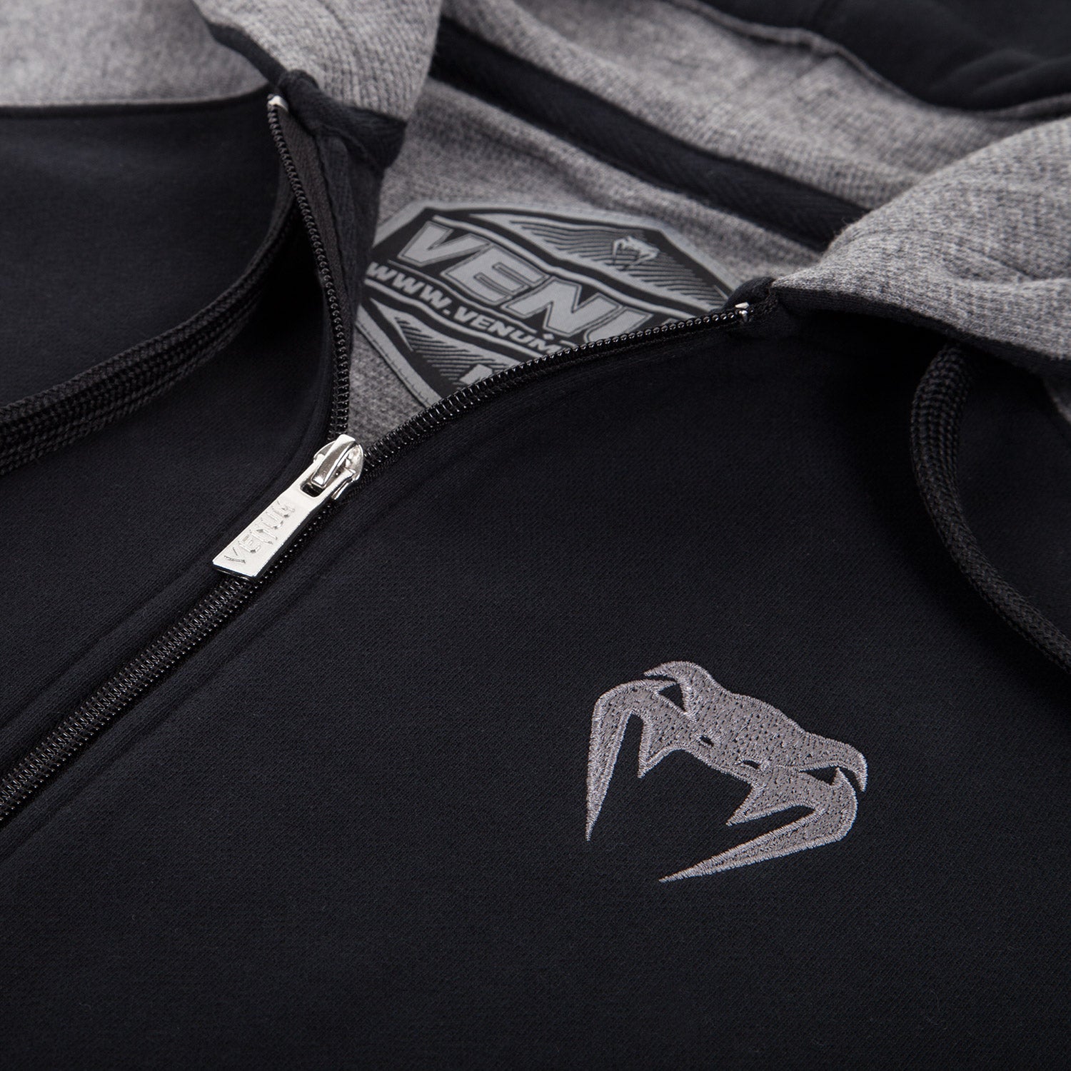 venum-contender-kapuzenpullover-gris-schwarz-herren-hoodie image 7
