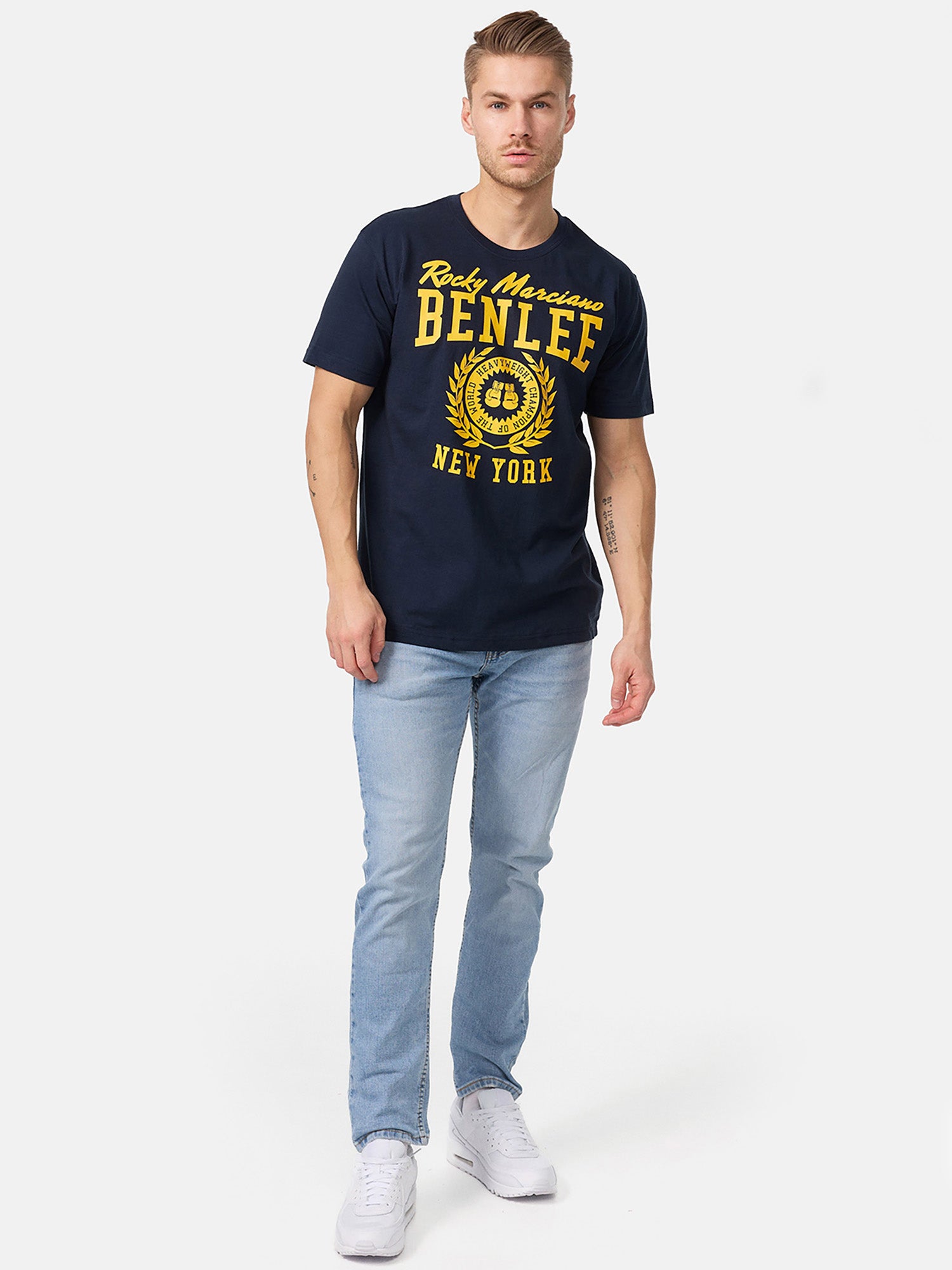 benlee-duxbury-t-shirt-herren-straight-cut-shirt-aus-baumwolle-mit-front-print image 2
