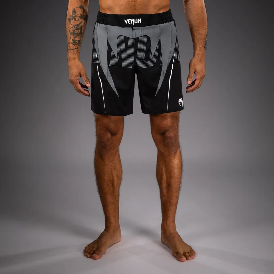 venum-adrenaline-fightshorts-schwarz-silbergrau image 1