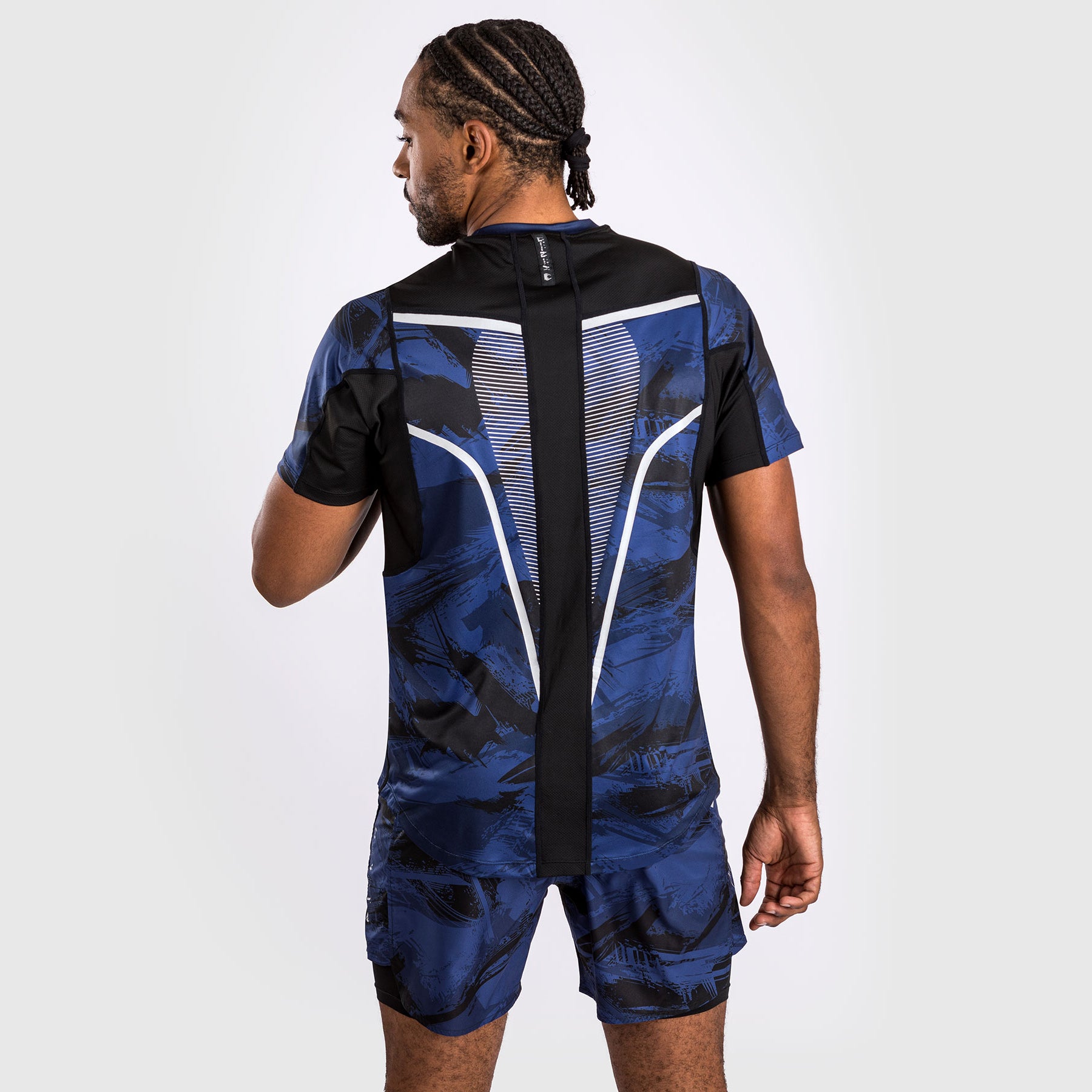 venum-electron-3-0-dry-tech-herren-t-shirt-marineblau image 6