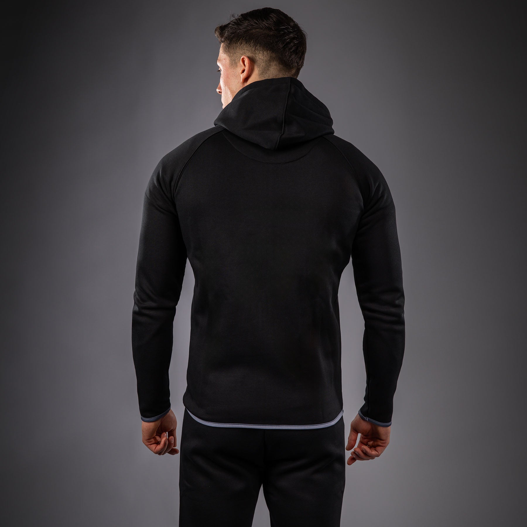 venum-hoodie-mit-rei-verschluss-schwarz-grau image 5