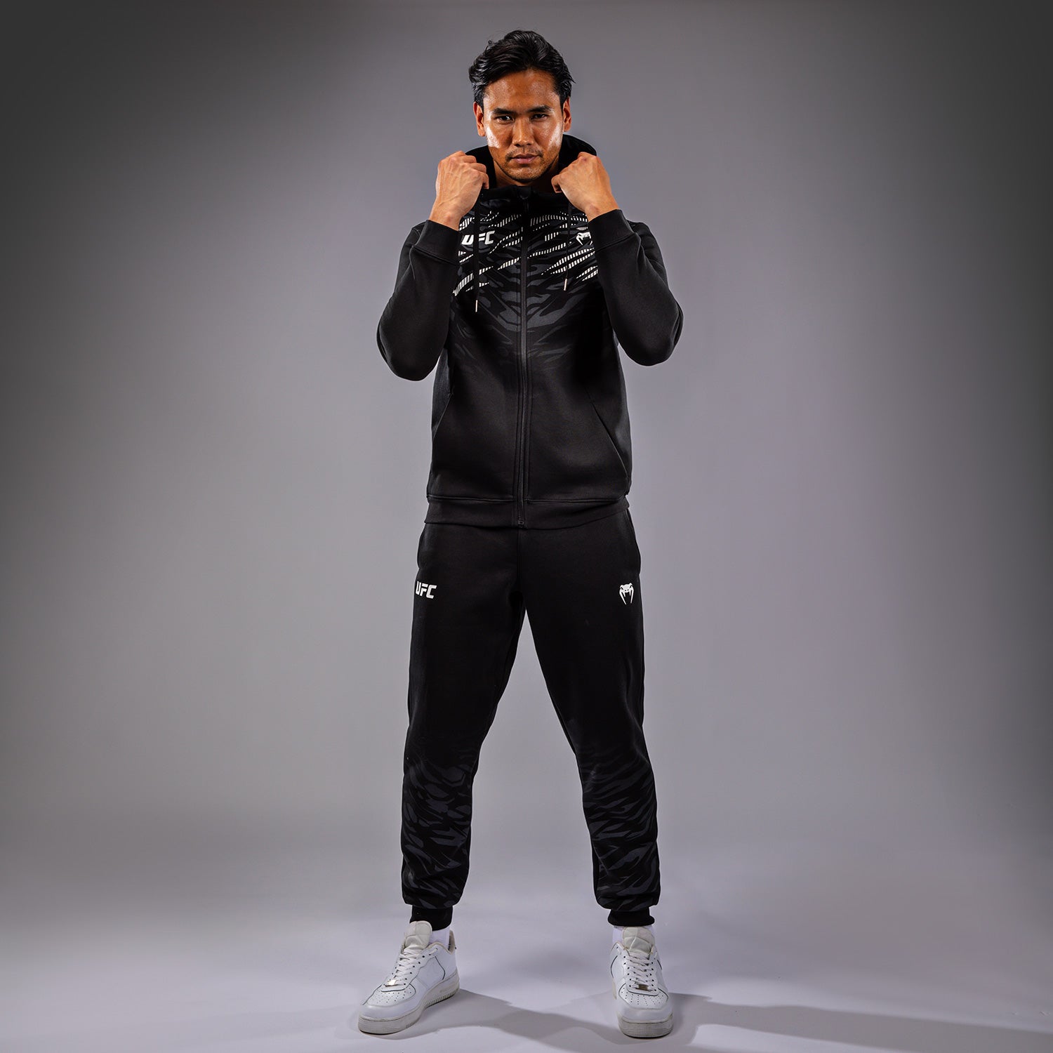 ufc-fusion-by-venum-replica-herren-zip-hoodie-schwarz image 6