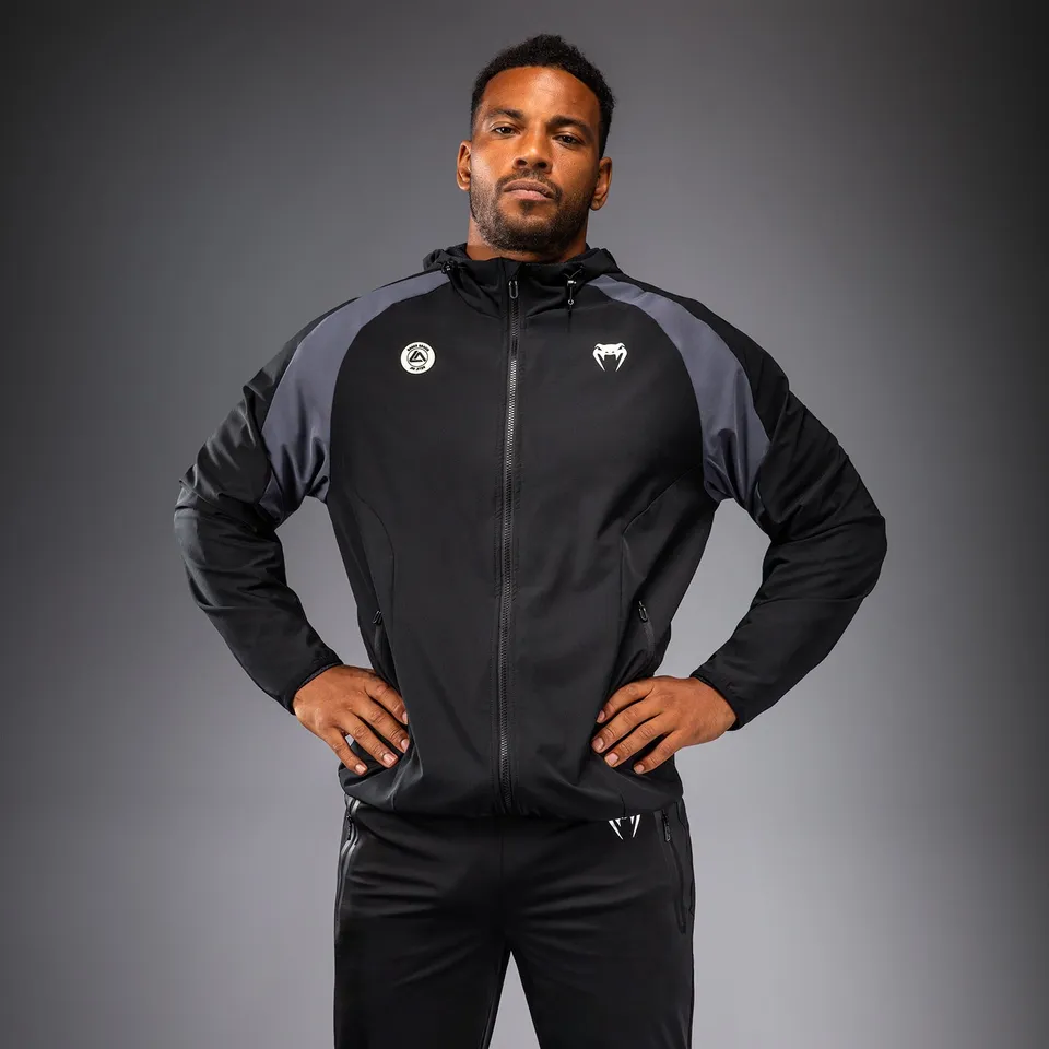 venum-x-roger-gracie-academy-trackjacke-schwarz image 1