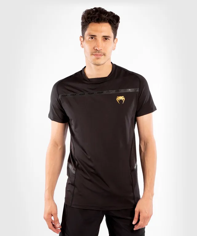 venum-g-fit-dry-tech-t-shirt-schwarz-gold image 1