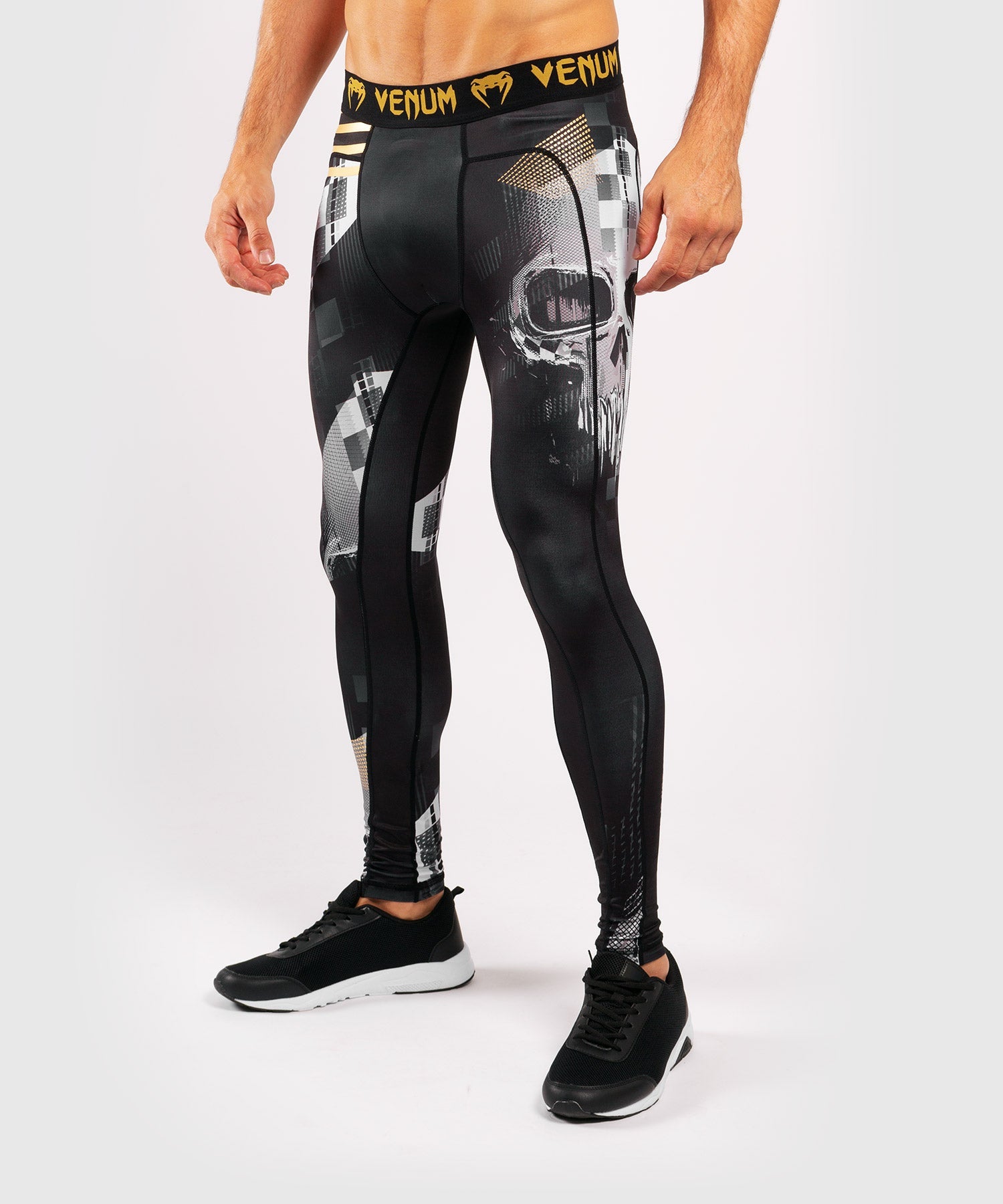 venum-skull-spats-kompressionshose-schwarz image 2