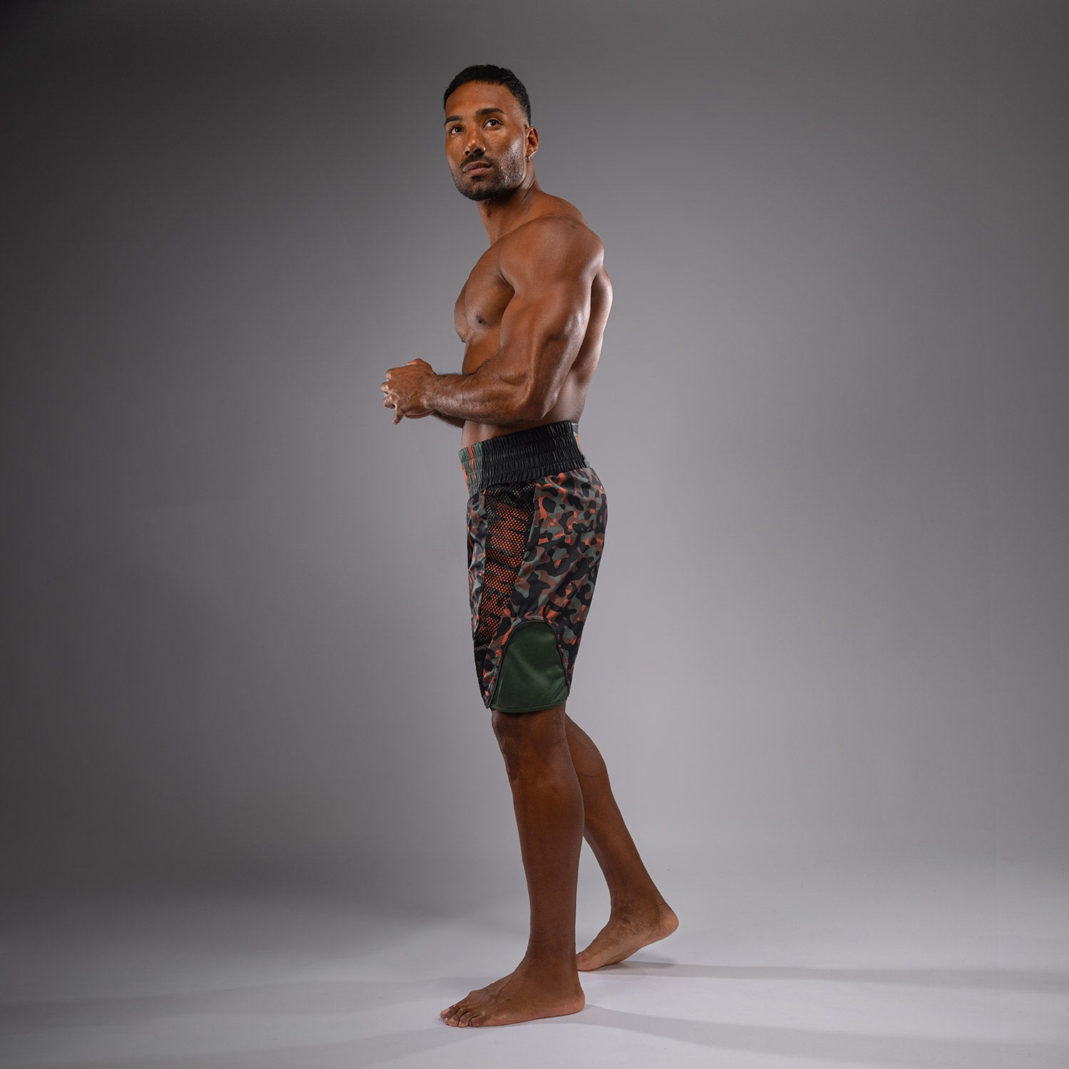 venum-jungle-ops-herren-boxing-shorts-canyon-tarnfarbe-orange image 2