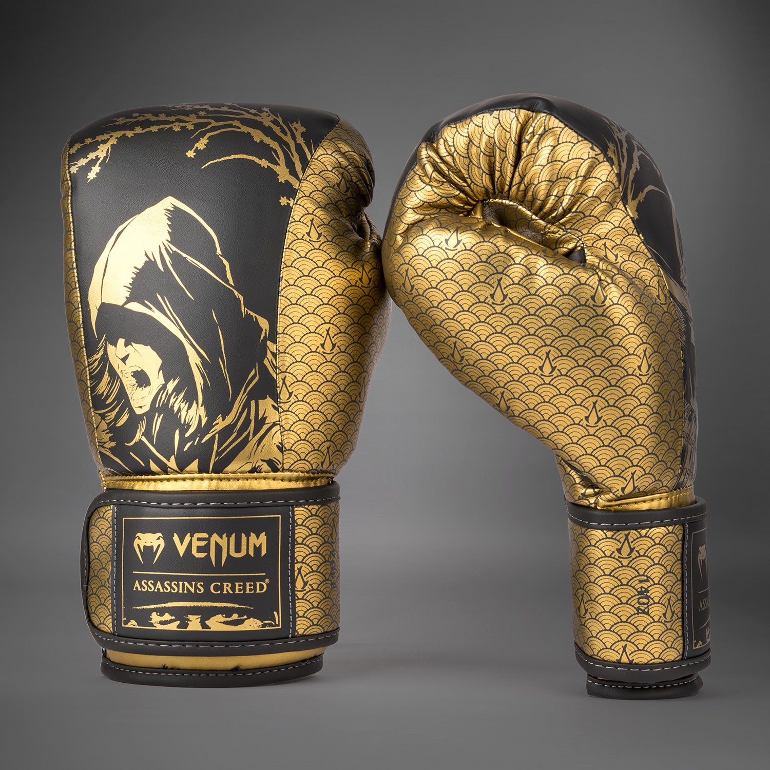 venum-x-assassin-s-creed-shadows-boxhandschuhe-schwarz-gold image 2