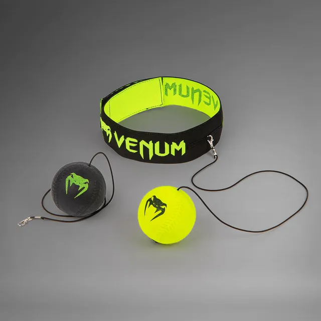 venum-reflexball-koordinationstrainer-gelb-schwarz image 1