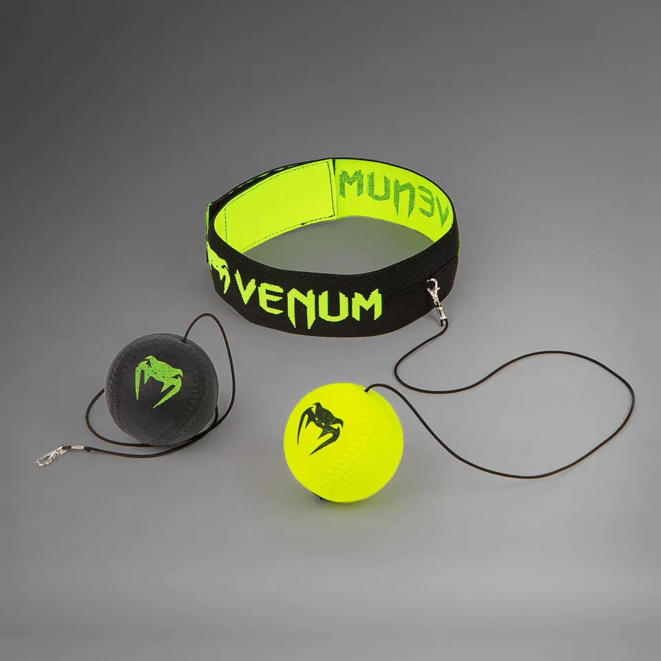 venum-reflexball-koordinationstrainer-gelb-schwarz image 1