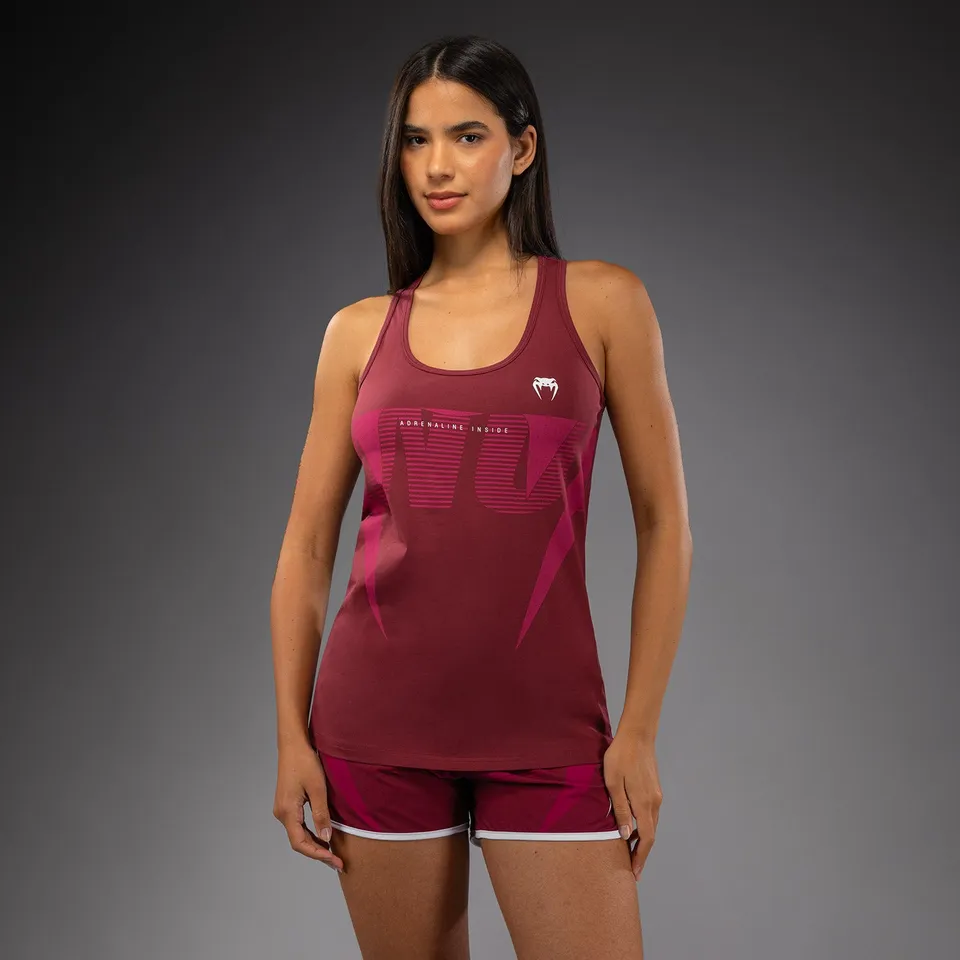 venum-adrenaline-damen-tank-top-burgunder-rosa image 1