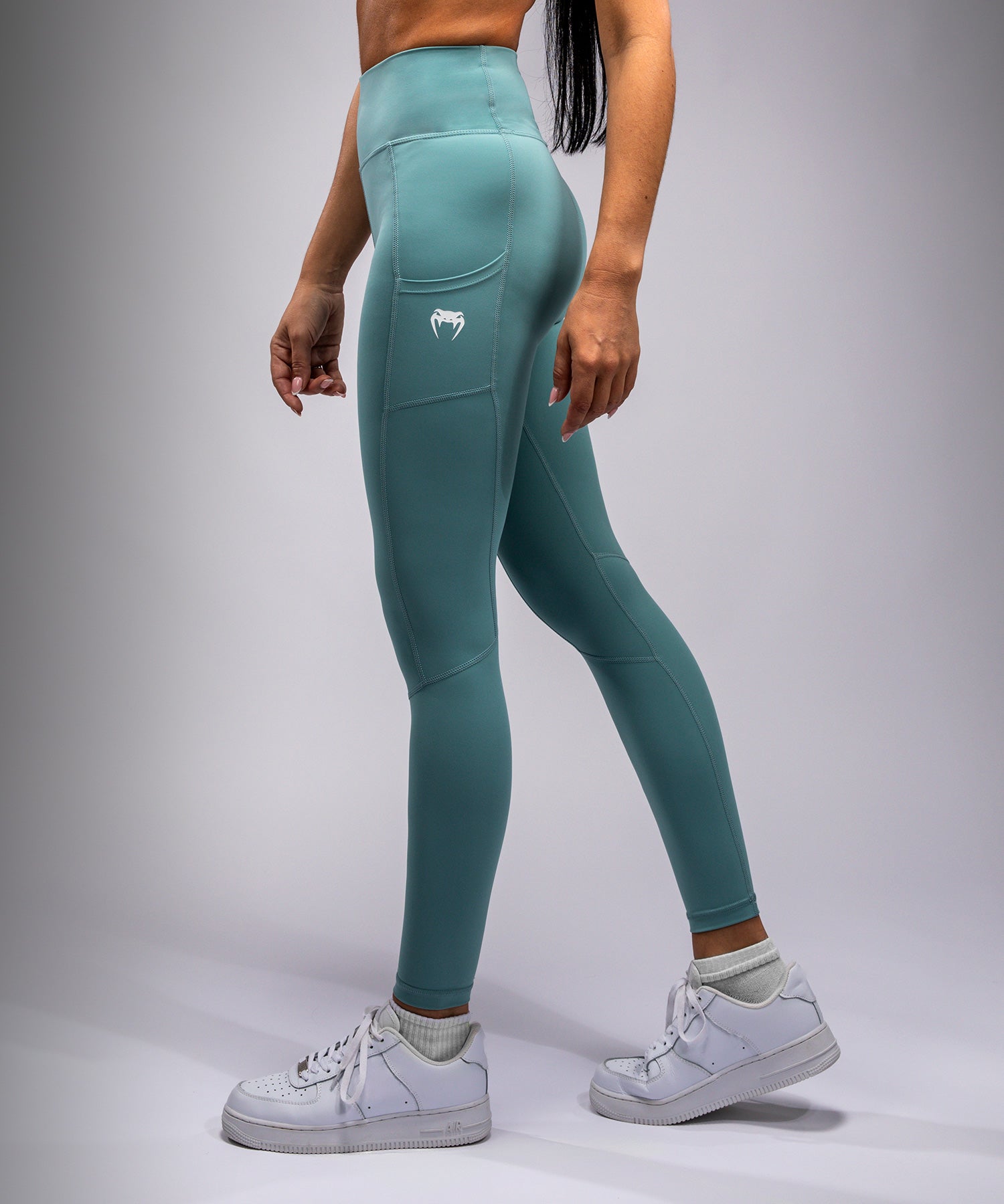 venum-essential-damen-performance-leggings-aqua-gr-n image 5