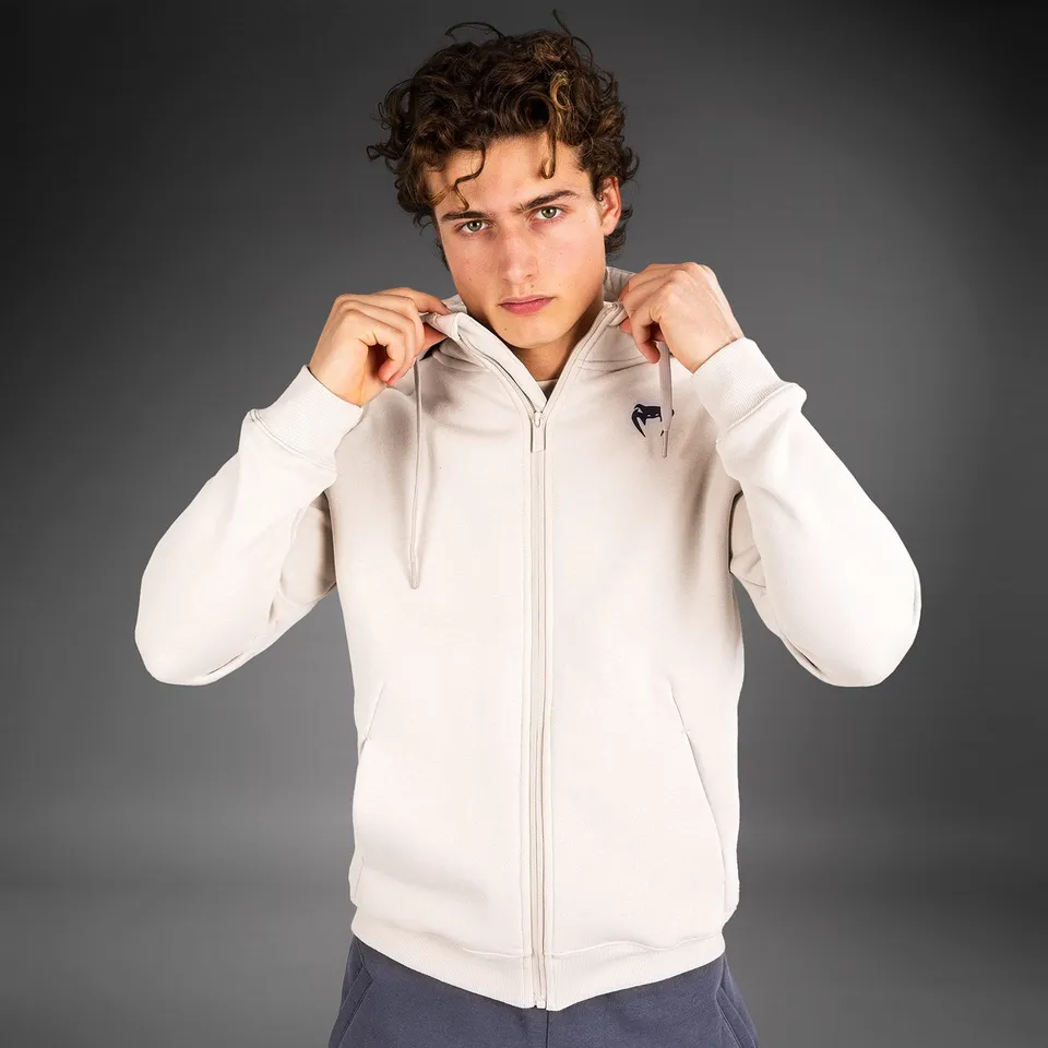 venum-strikeland-full-zip-hoodie-herren-greige image 1