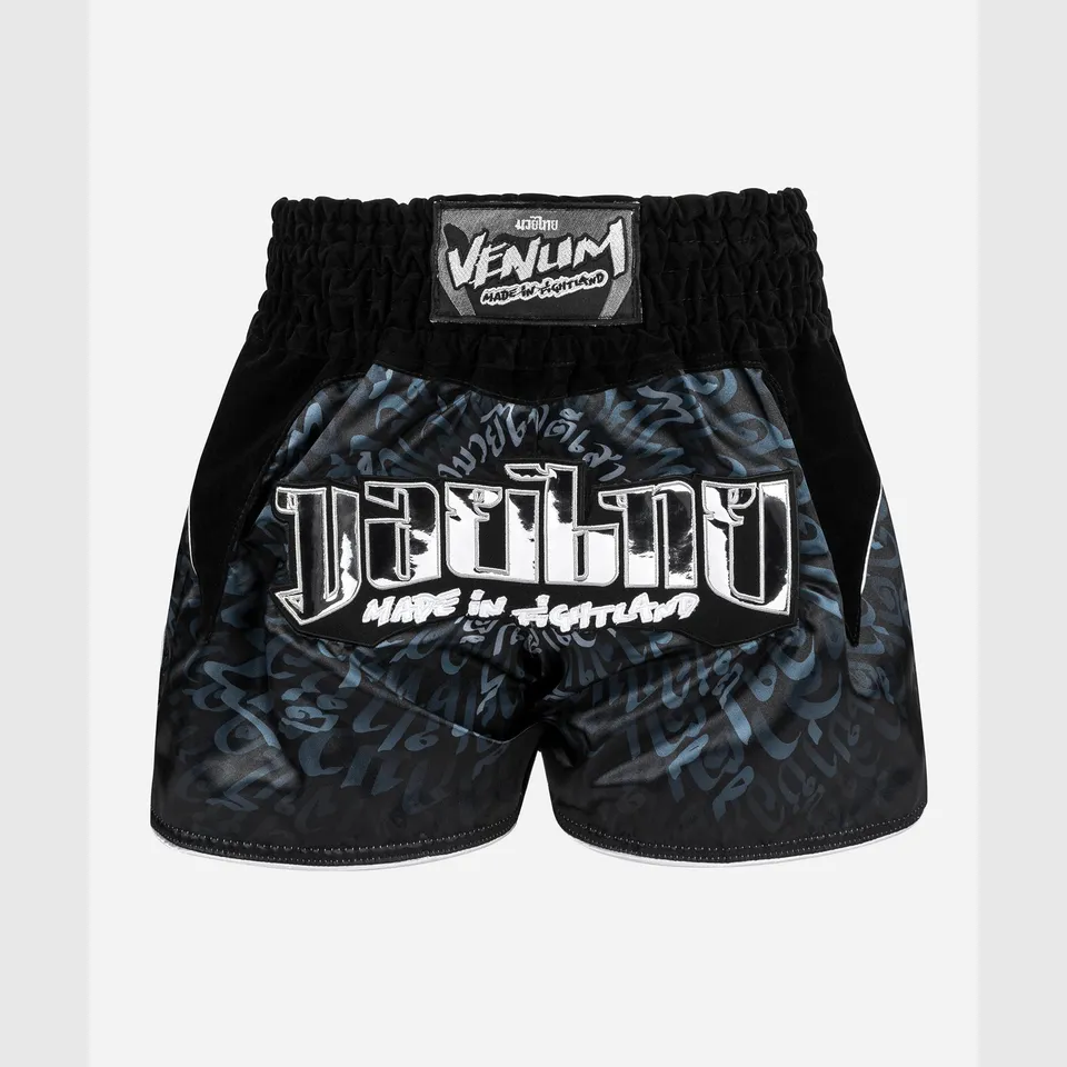 venum-attack-muay-thai-shorts-schwarz-silber image 1
