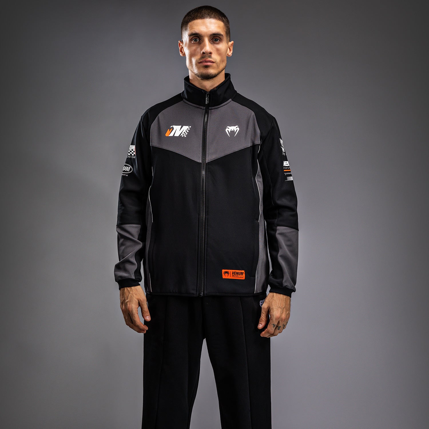 venum-motorsport-softshell-jacke-tiefschwarz image 1